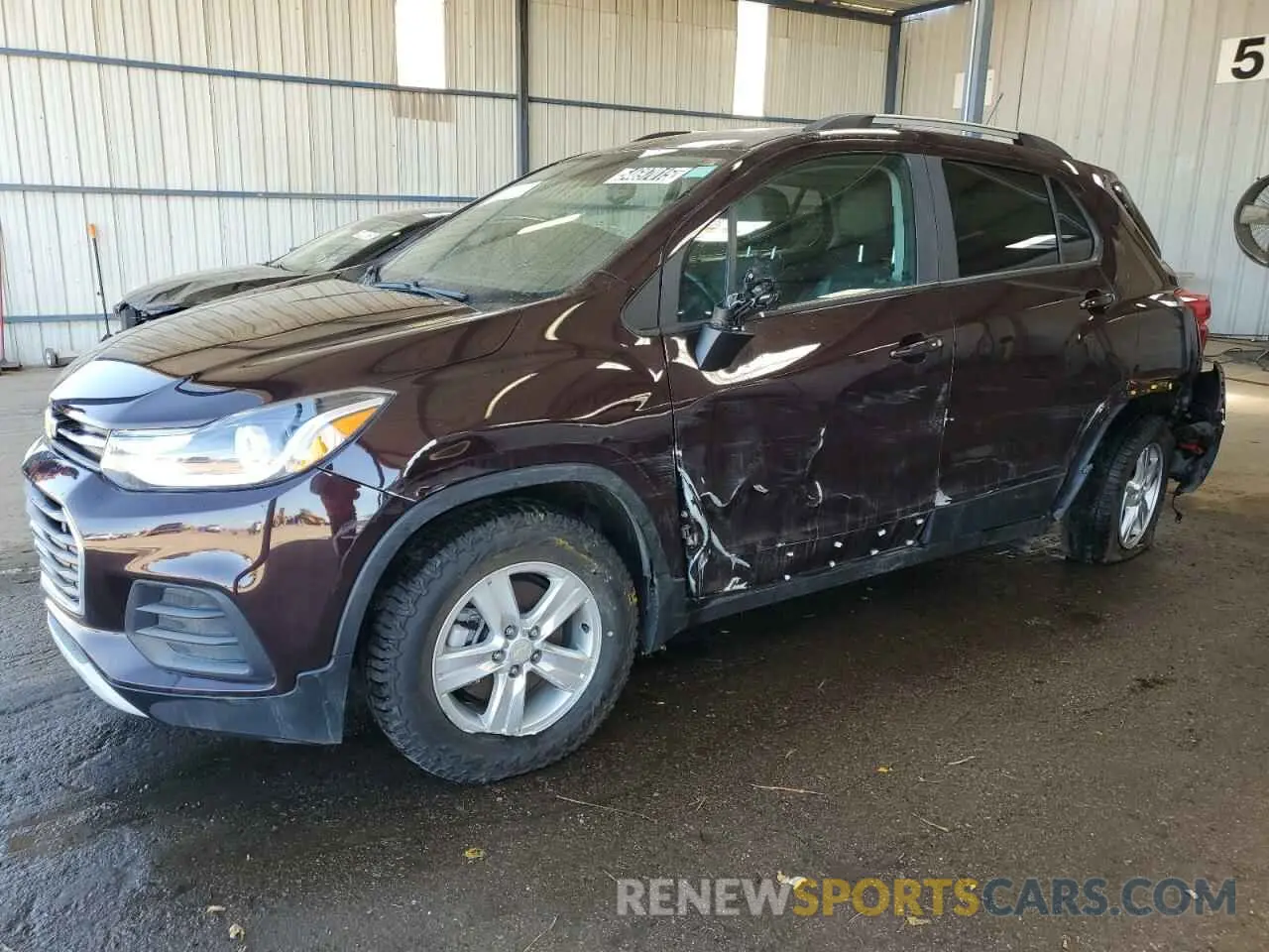 1 Photograph of a damaged car KL7CJPSM6NB541419 CHEVROLET TRAX 2022