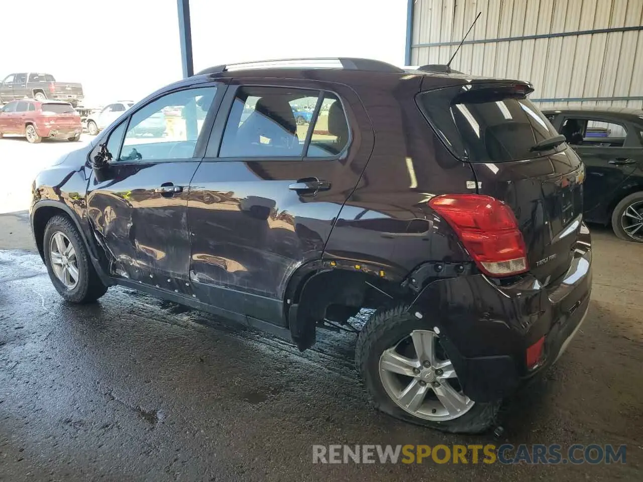 2 Photograph of a damaged car KL7CJPSM6NB541419 CHEVROLET TRAX 2022