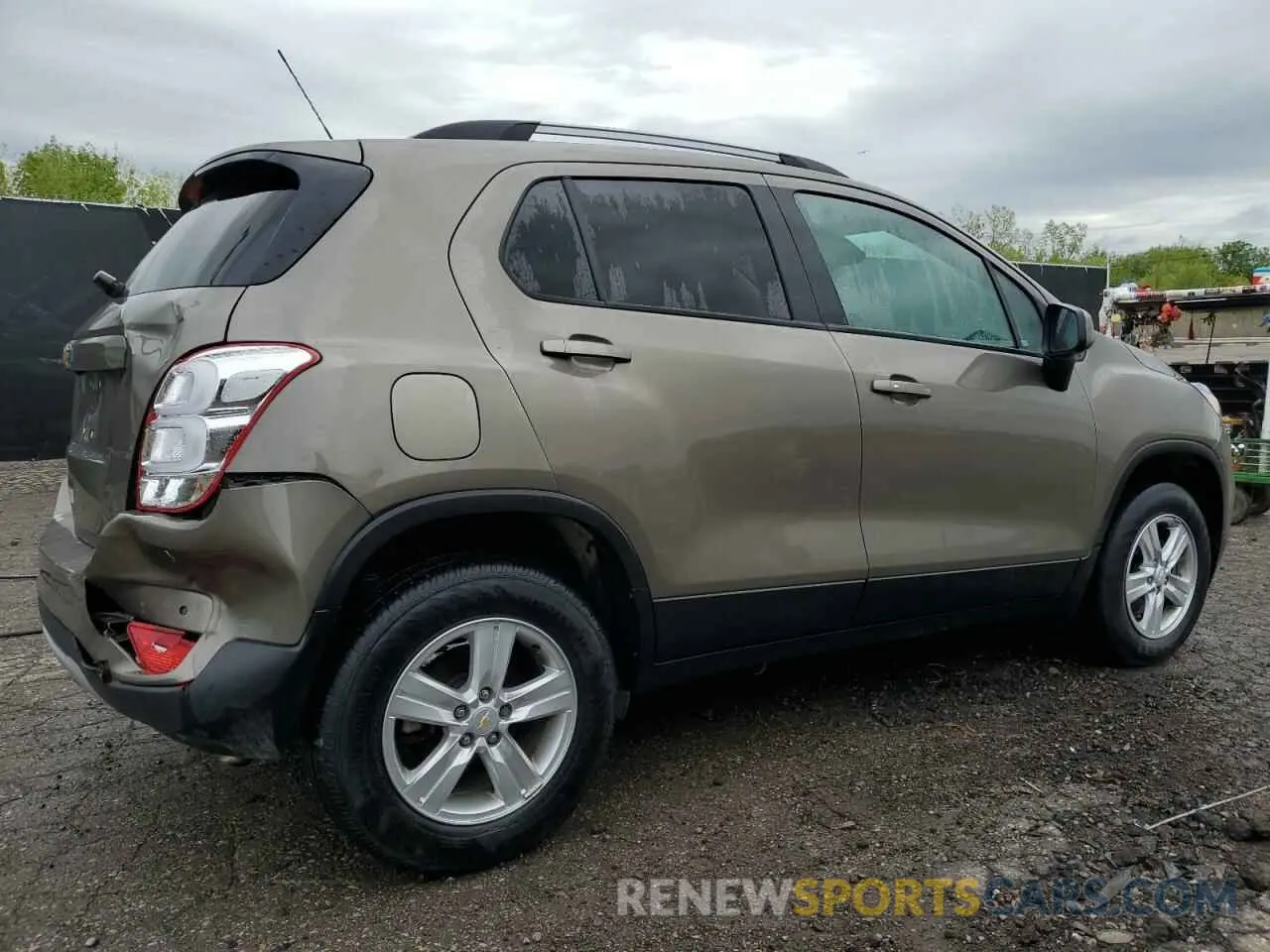 3 Photograph of a damaged car KL7CJPSM7NB528484 CHEVROLET TRAX 2022