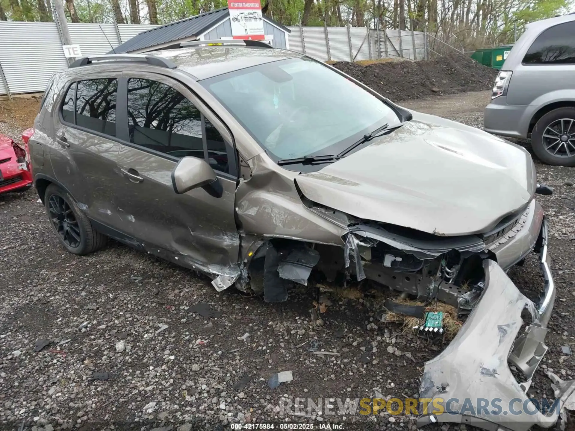1 Photograph of a damaged car KL7CJPSM7NB541431 CHEVROLET TRAX 2022