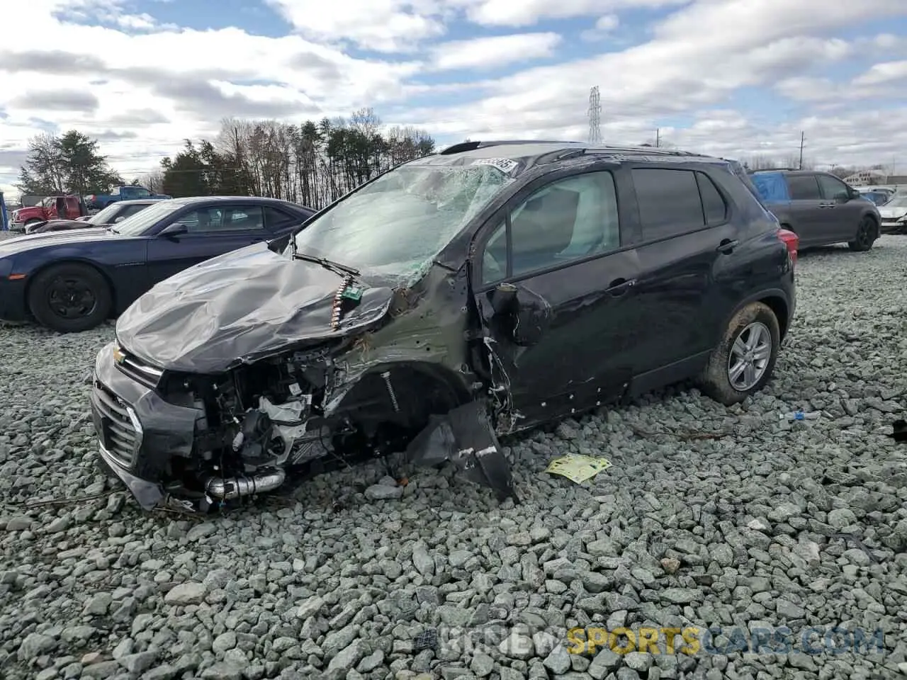 1 Photograph of a damaged car KL7CJPSM7NB560187 CHEVROLET TRAX 2022