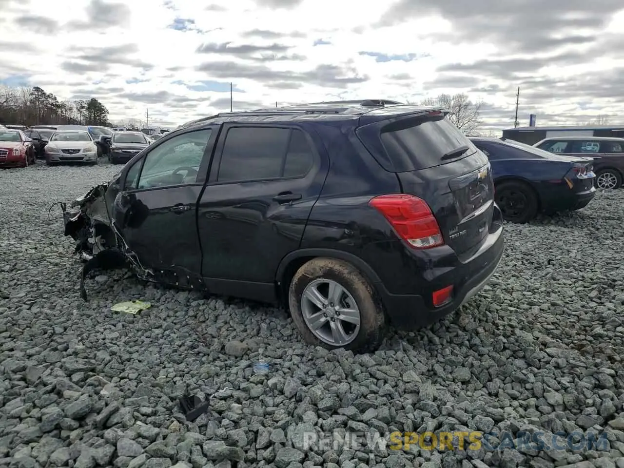 2 Photograph of a damaged car KL7CJPSM7NB560187 CHEVROLET TRAX 2022
