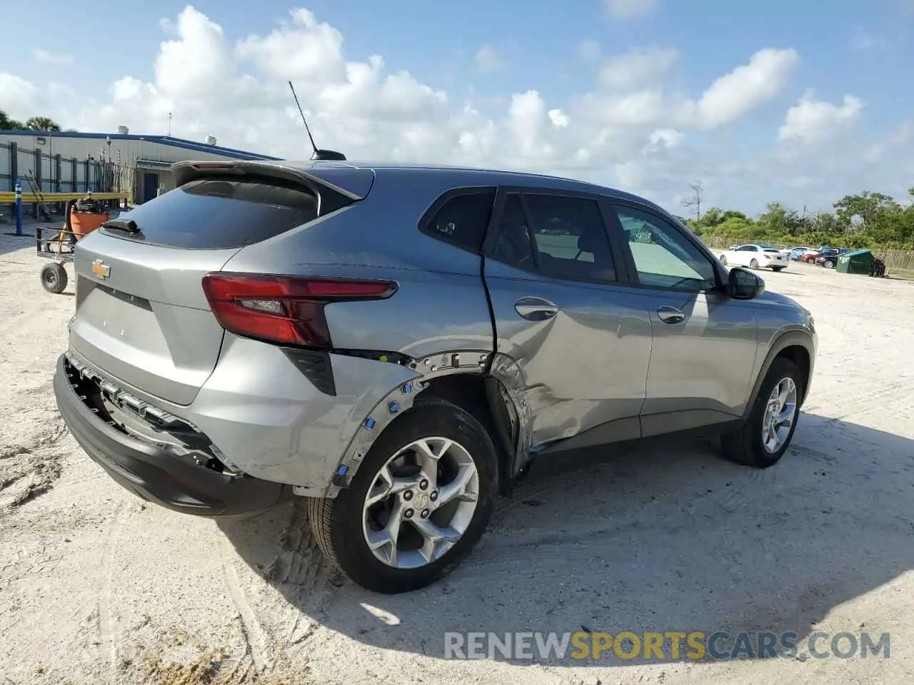 3 Photograph of a damaged car KL77LFE21RC044455 CHEVROLET TRAX 2024