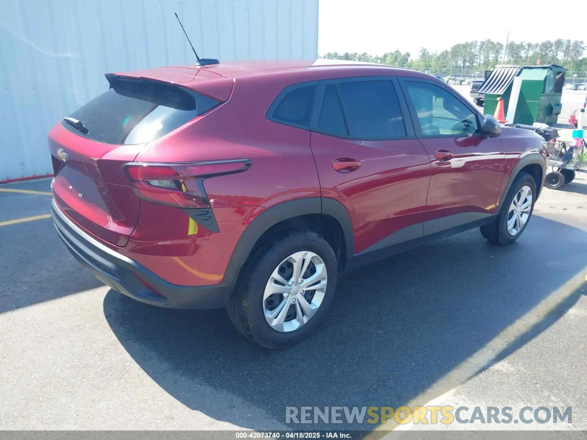 4 Photograph of a damaged car KL77LFE21RC094353 CHEVROLET TRAX 2024