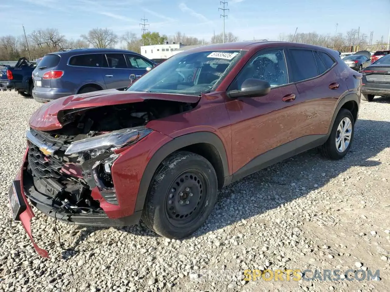1 Photograph of a damaged car KL77LFE22RC135797 CHEVROLET TRAX 2024