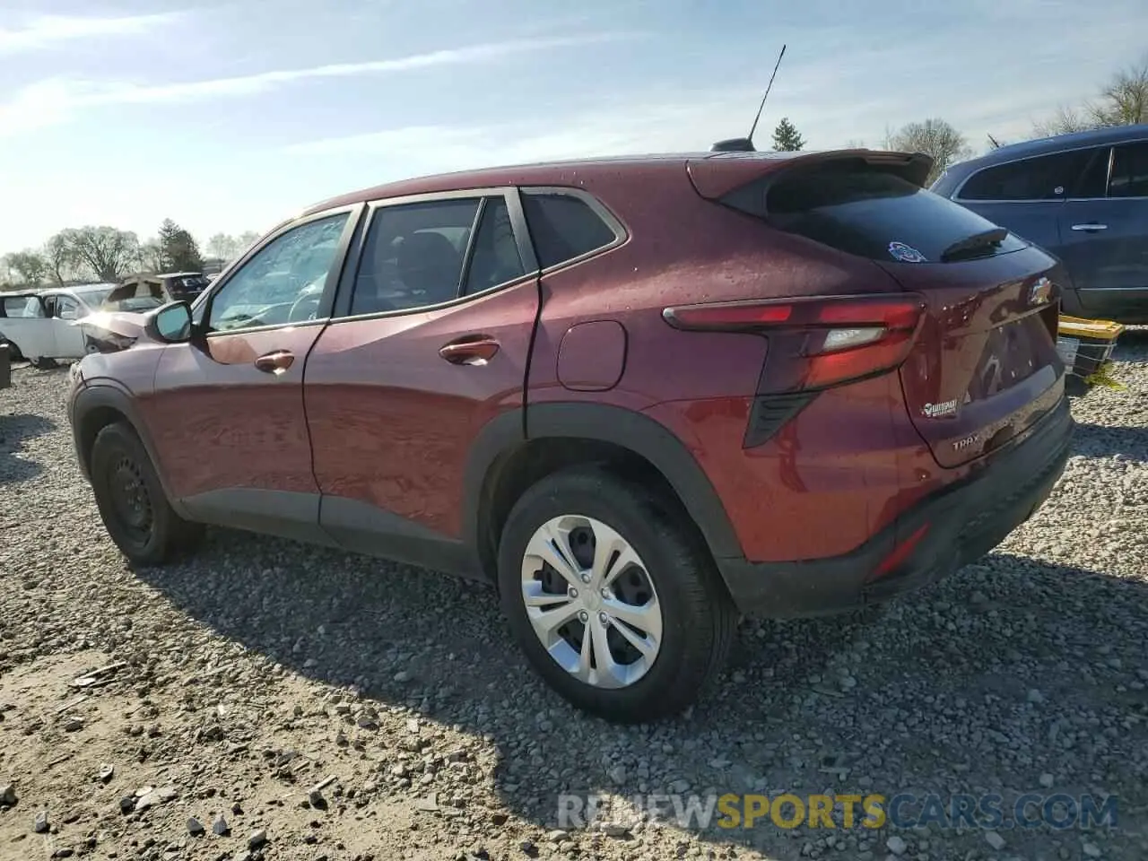 2 Photograph of a damaged car KL77LFE22RC135797 CHEVROLET TRAX 2024