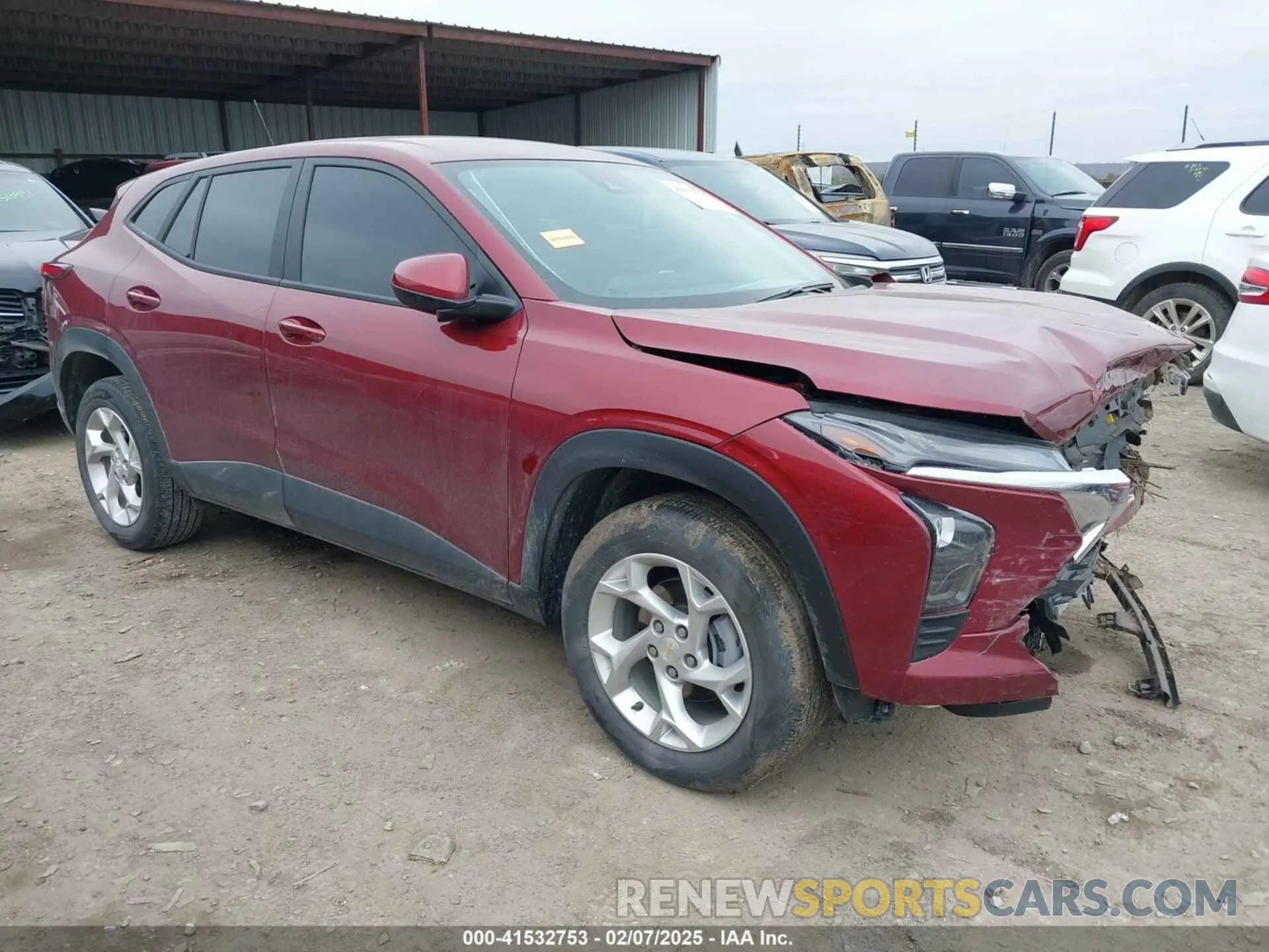 1 Photograph of a damaged car KL77LFE22RC209591 CHEVROLET TRAX 2024