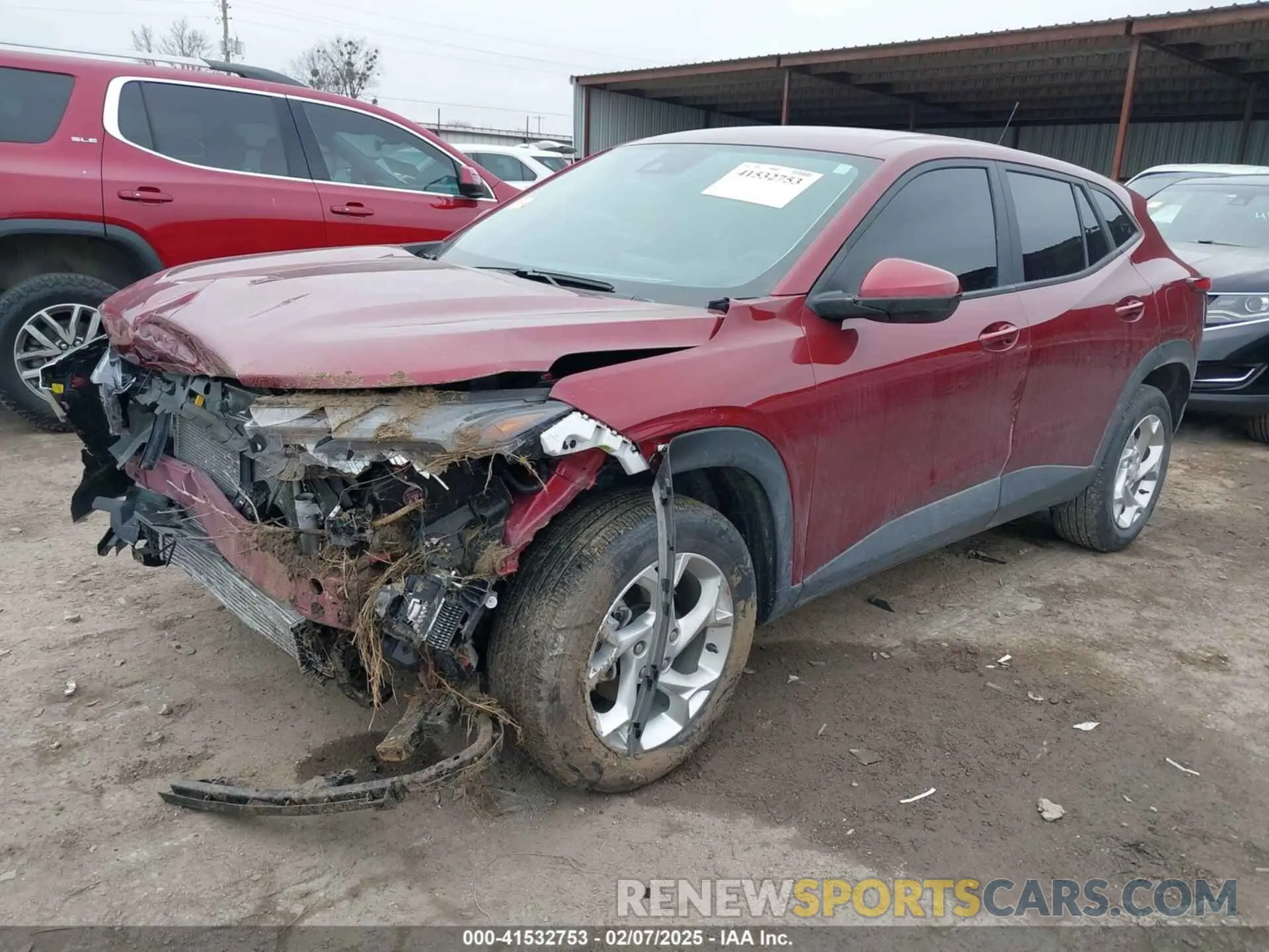 2 Photograph of a damaged car KL77LFE22RC209591 CHEVROLET TRAX 2024