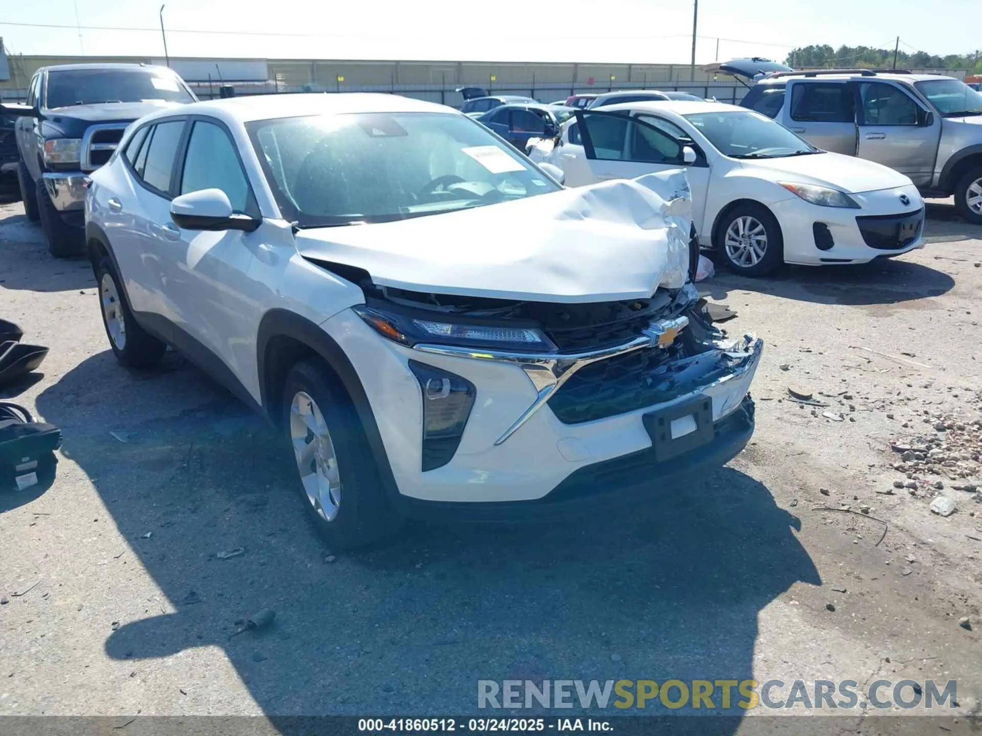 1 Photograph of a damaged car KL77LFE23RC101819 CHEVROLET TRAX 2024