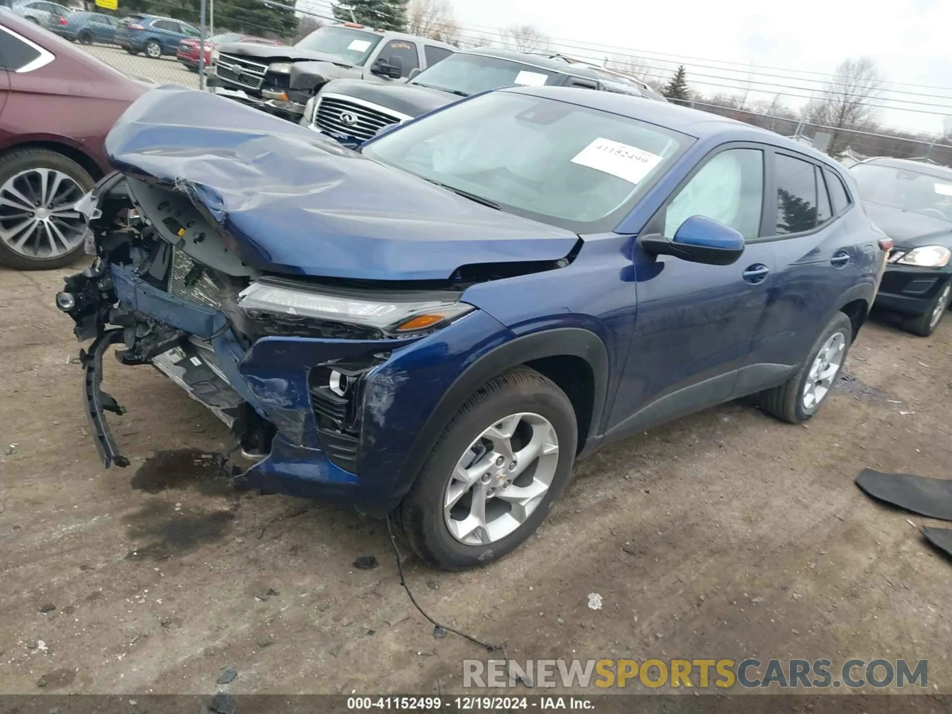 2 Photograph of a damaged car KL77LFE23RC109953 CHEVROLET TRAX 2024
