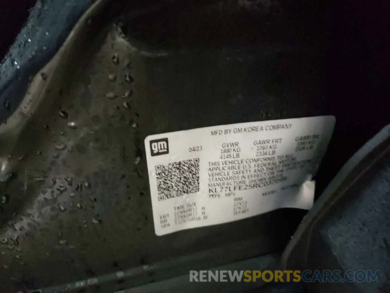 12 Photograph of a damaged car KL77LFE25RC037086 CHEVROLET TRAX 2024