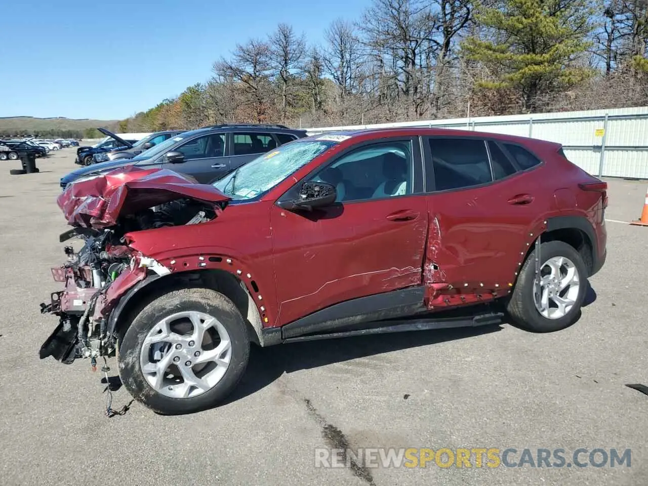 1 Photograph of a damaged car KL77LFE26RC012164 CHEVROLET TRAX 2024