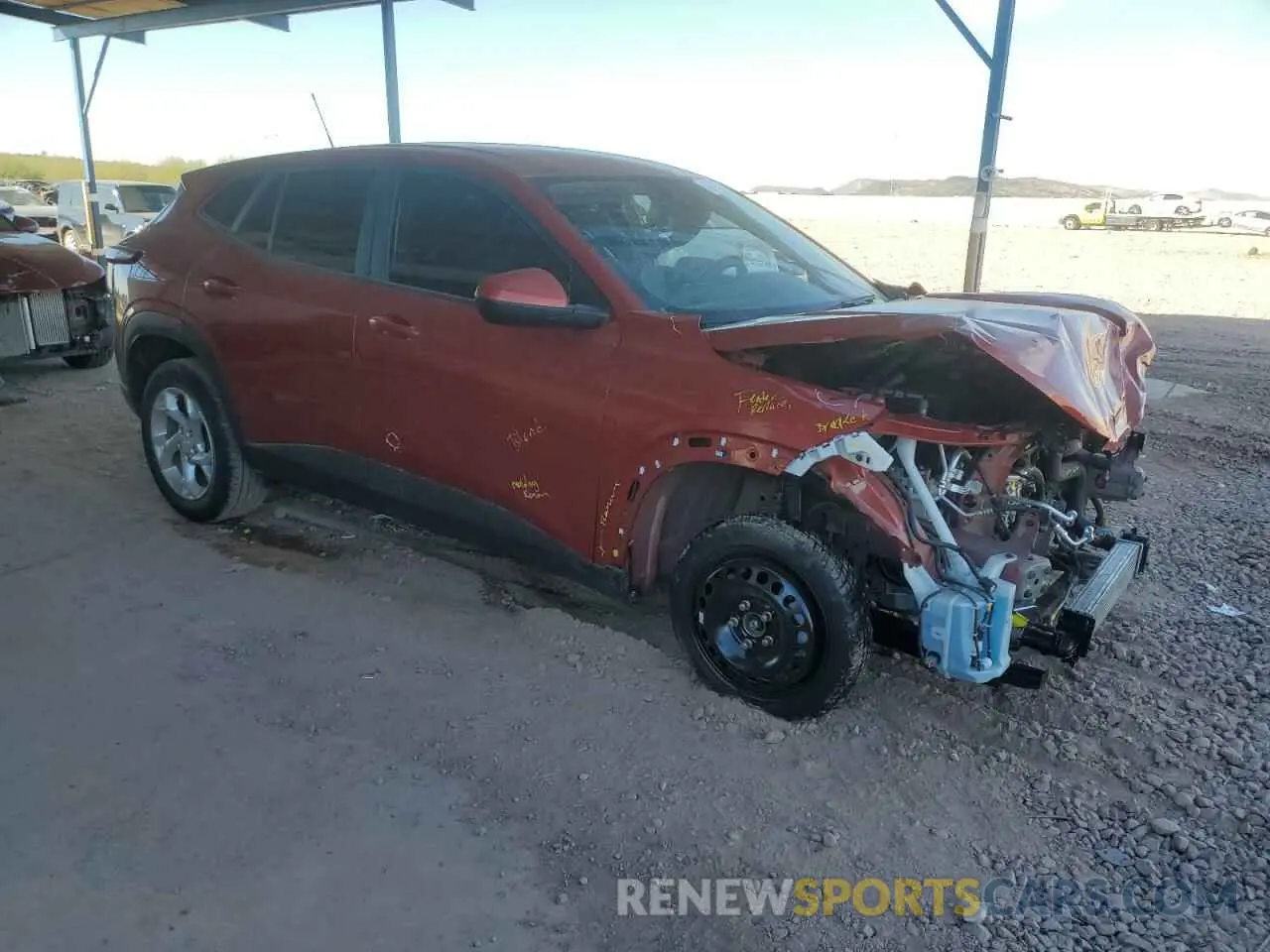 4 Photograph of a damaged car KL77LFE26RC164090 CHEVROLET TRAX 2024