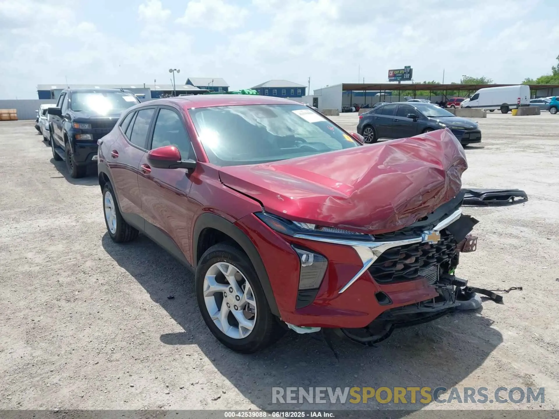 1 Photograph of a damaged car KL77LFE28RC130605 CHEVROLET TRAX 2024