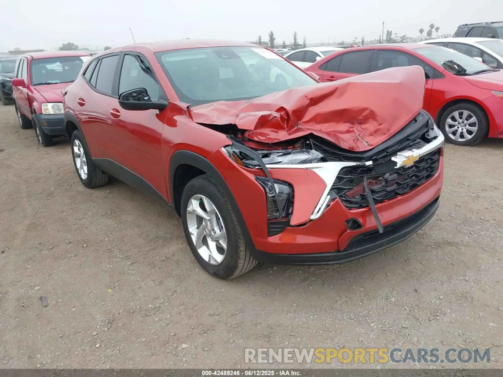 1 Photograph of a damaged car KL77LFE28RC193767 CHEVROLET TRAX 2024