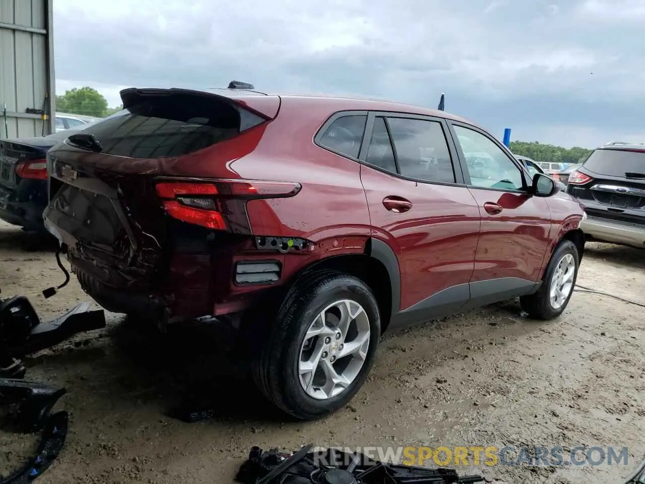 3 Photograph of a damaged car KL77LFE29RC105938 CHEVROLET TRAX 2024