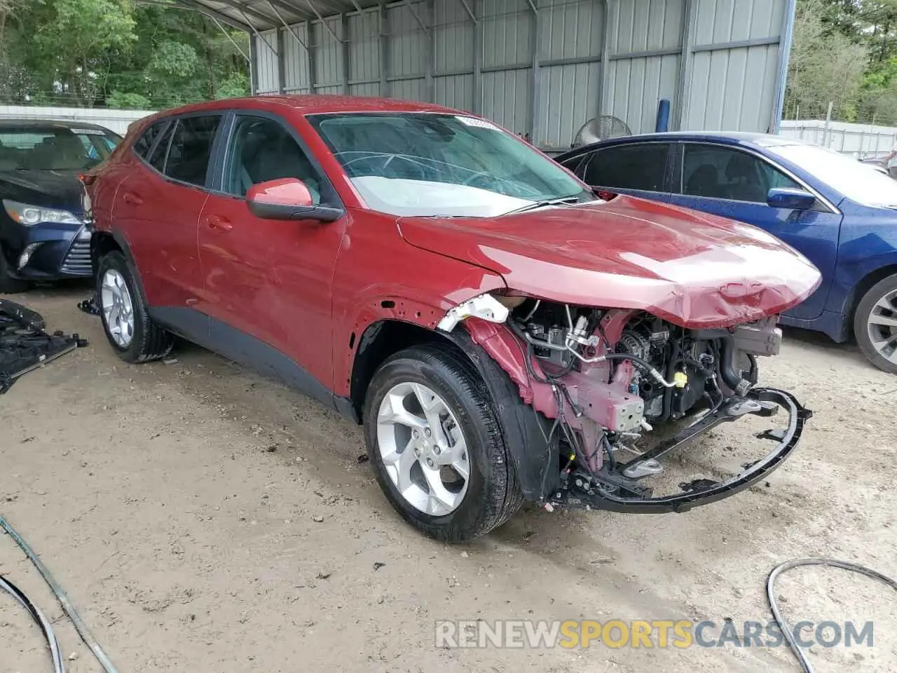 4 Photograph of a damaged car KL77LFE29RC105938 CHEVROLET TRAX 2024