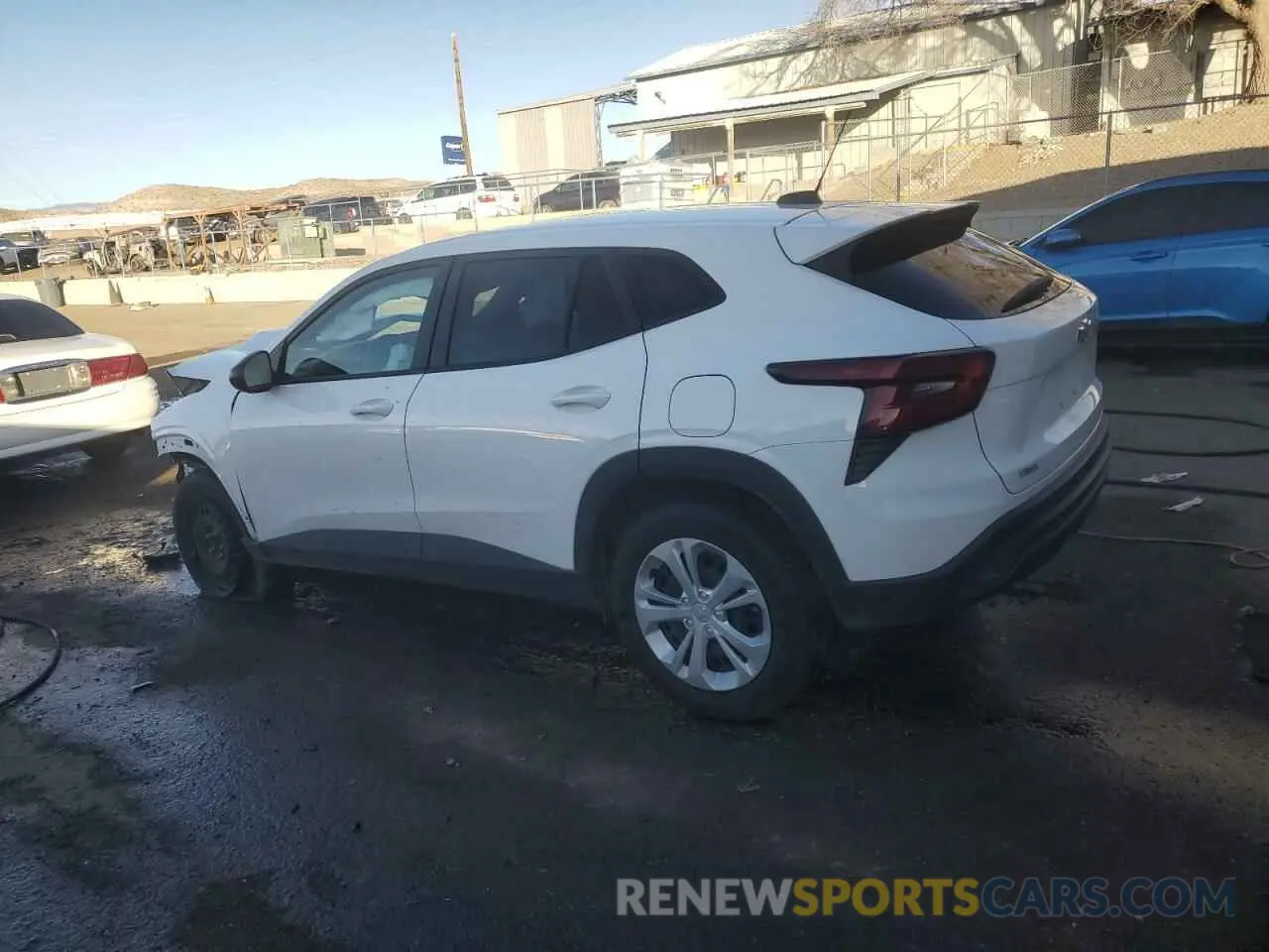 2 Photograph of a damaged car KL77LFE29RC130709 CHEVROLET TRAX 2024