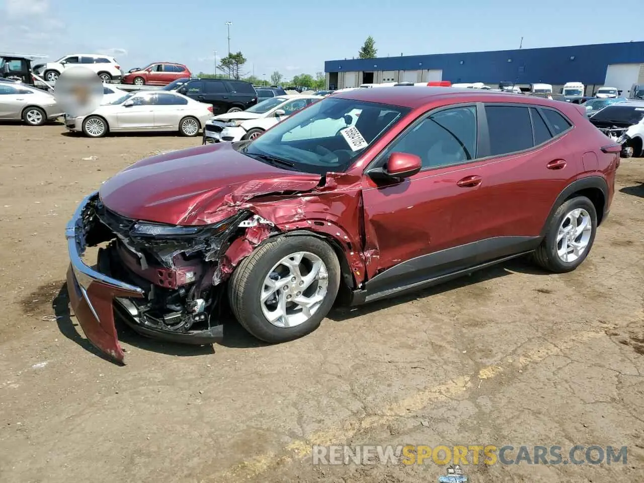 1 Photograph of a damaged car KL77LFE29RC188657 CHEVROLET TRAX 2024
