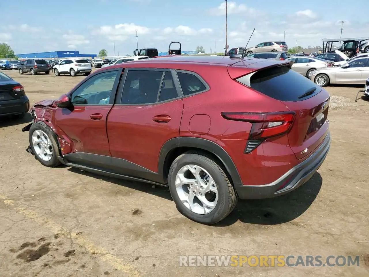 2 Photograph of a damaged car KL77LFE29RC188657 CHEVROLET TRAX 2024