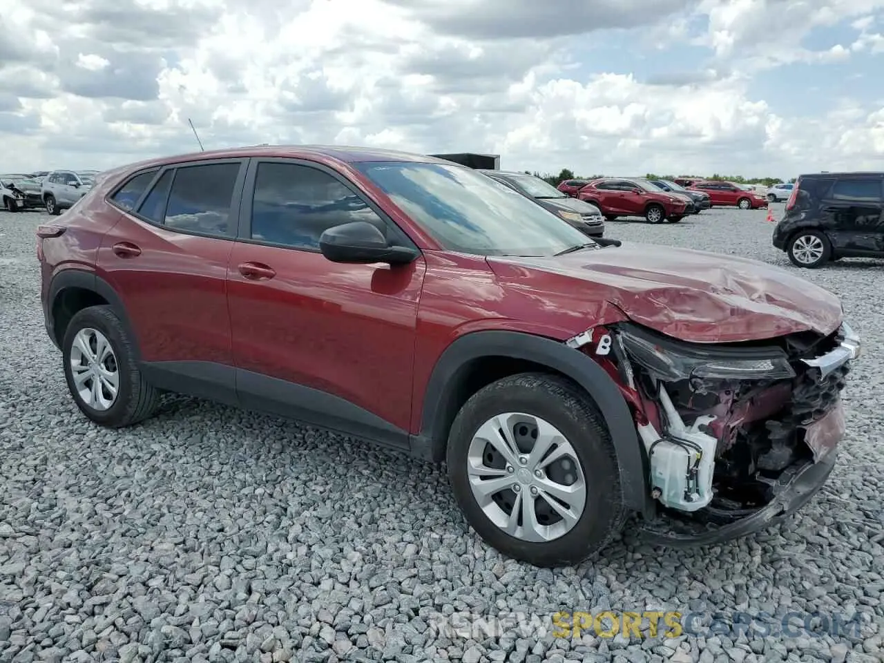 4 Photograph of a damaged car KL77LFE2XRC192748 CHEVROLET TRAX 2024