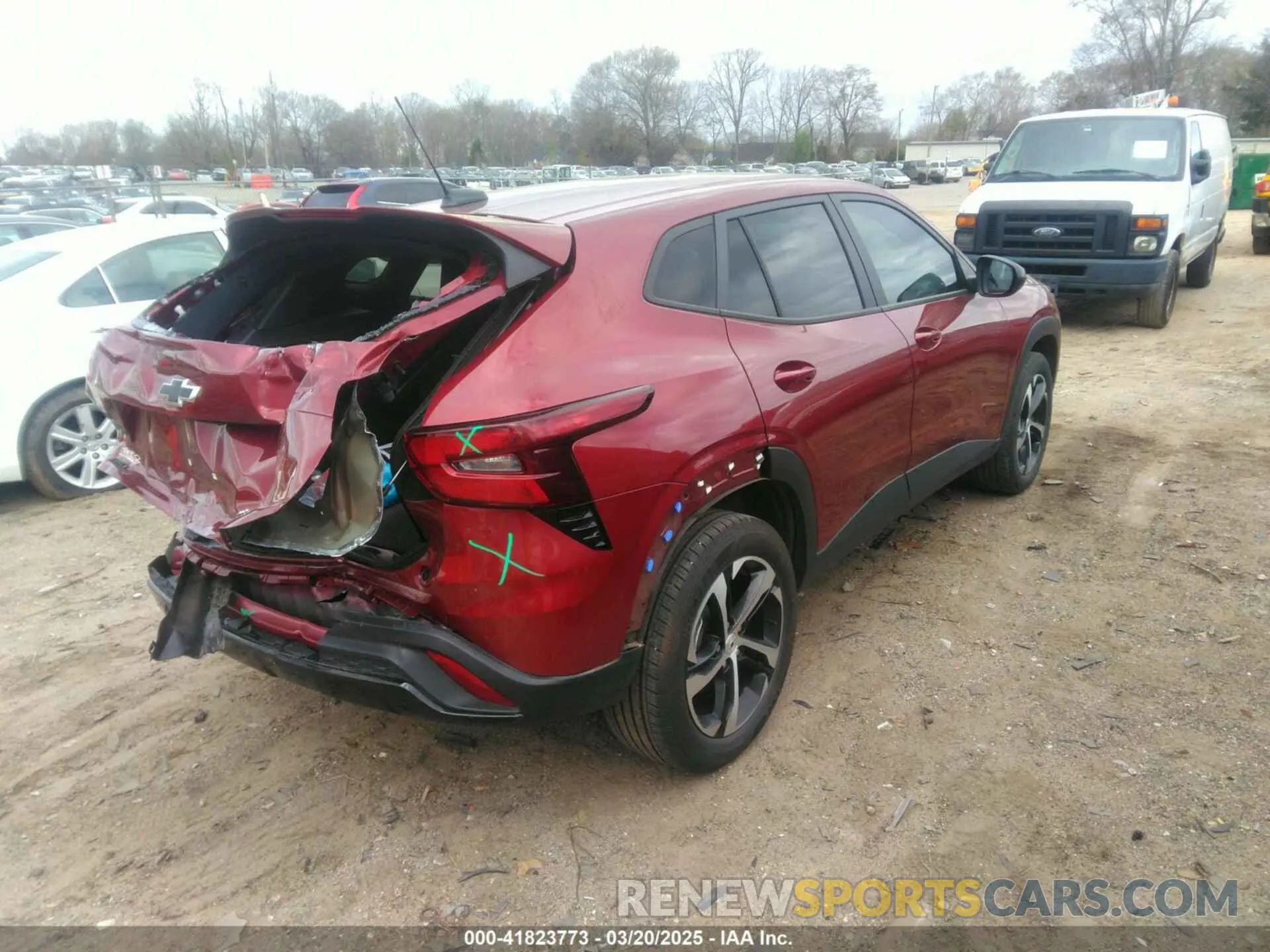 4 Photograph of a damaged car KL77LGE21RC007430 CHEVROLET TRAX 2024