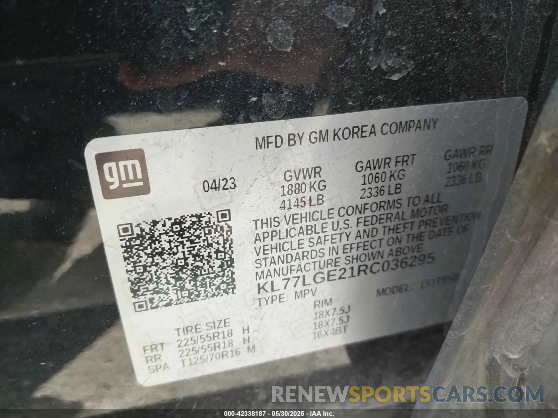 9 Photograph of a damaged car KL77LGE21RC036295 CHEVROLET TRAX 2024
