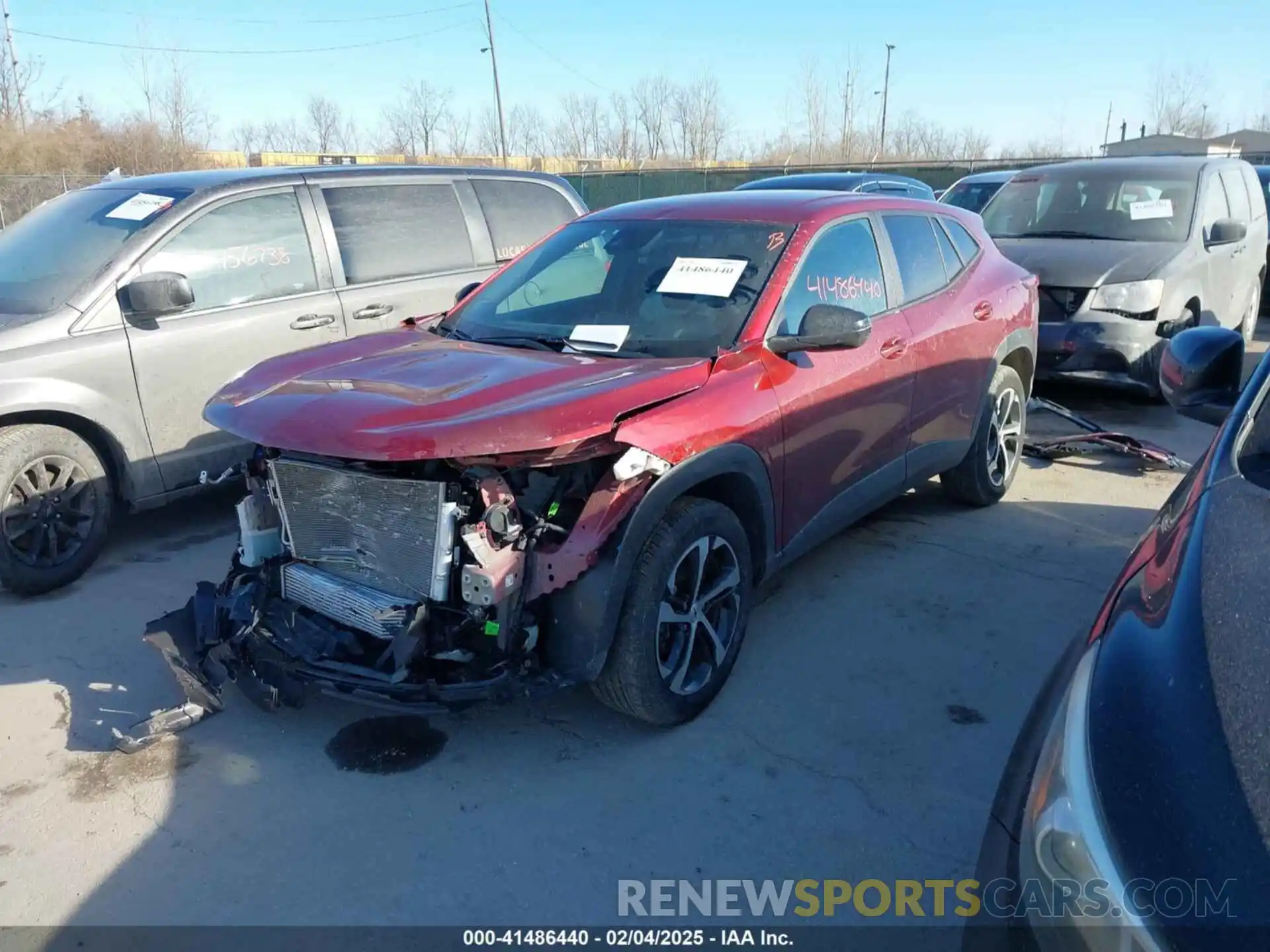 2 Photograph of a damaged car KL77LGE22RC061304 CHEVROLET TRAX 2024