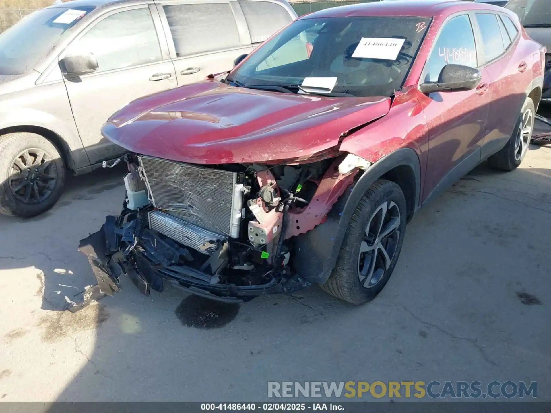 6 Photograph of a damaged car KL77LGE22RC061304 CHEVROLET TRAX 2024