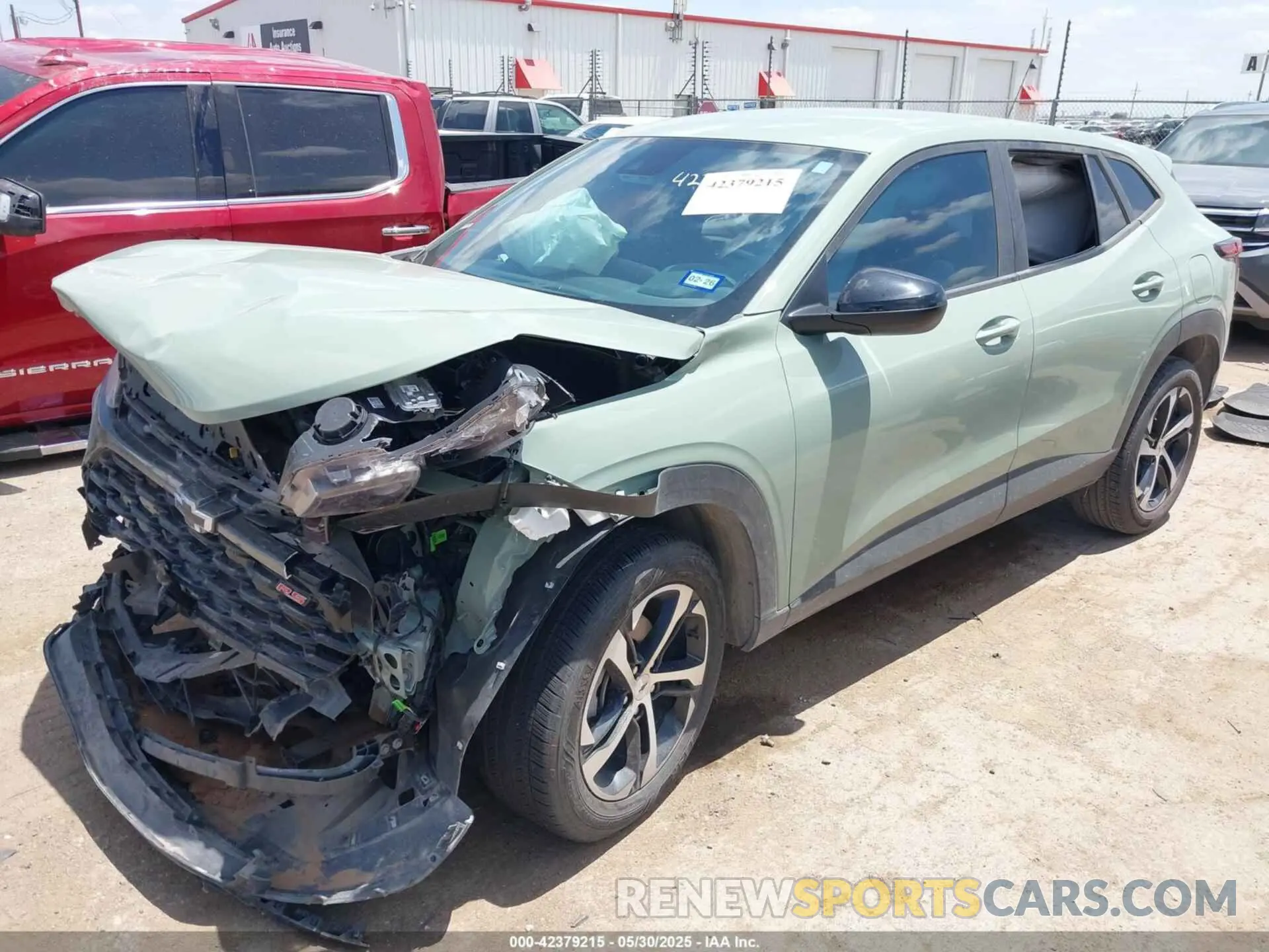 2 Photograph of a damaged car KL77LGE22RC212903 CHEVROLET TRAX 2024