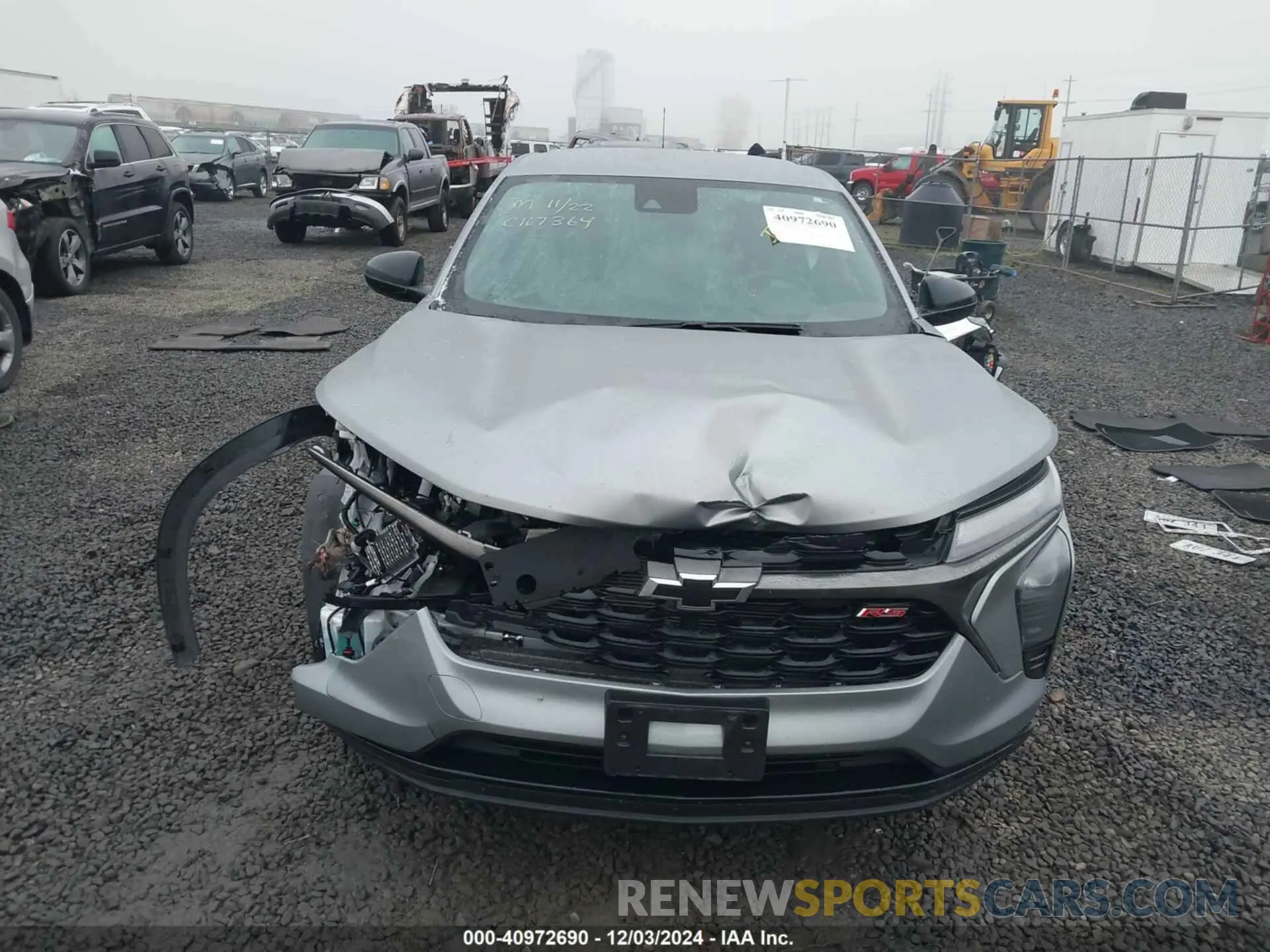 12 Photograph of a damaged car KL77LGE23RC148371 CHEVROLET TRAX 2024