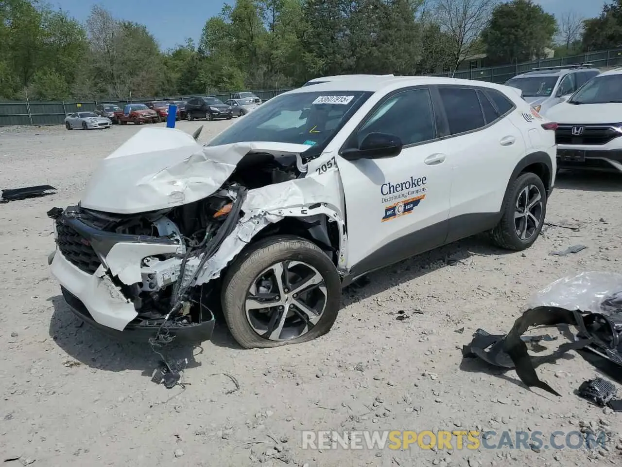 1 Photograph of a damaged car KL77LGE23RC223831 CHEVROLET TRAX 2024