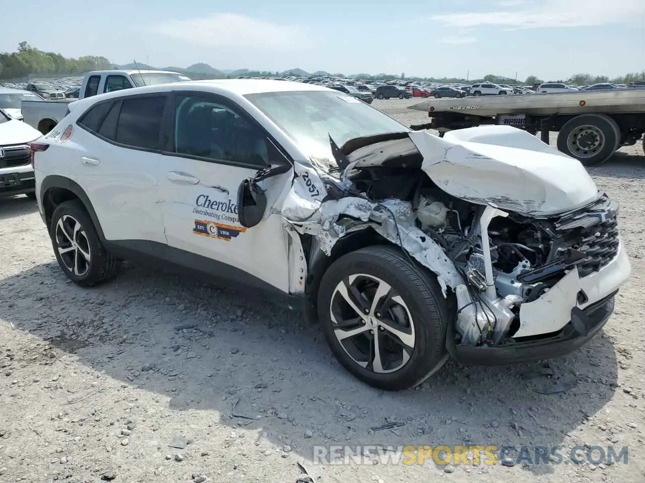 4 Photograph of a damaged car KL77LGE23RC223831 CHEVROLET TRAX 2024