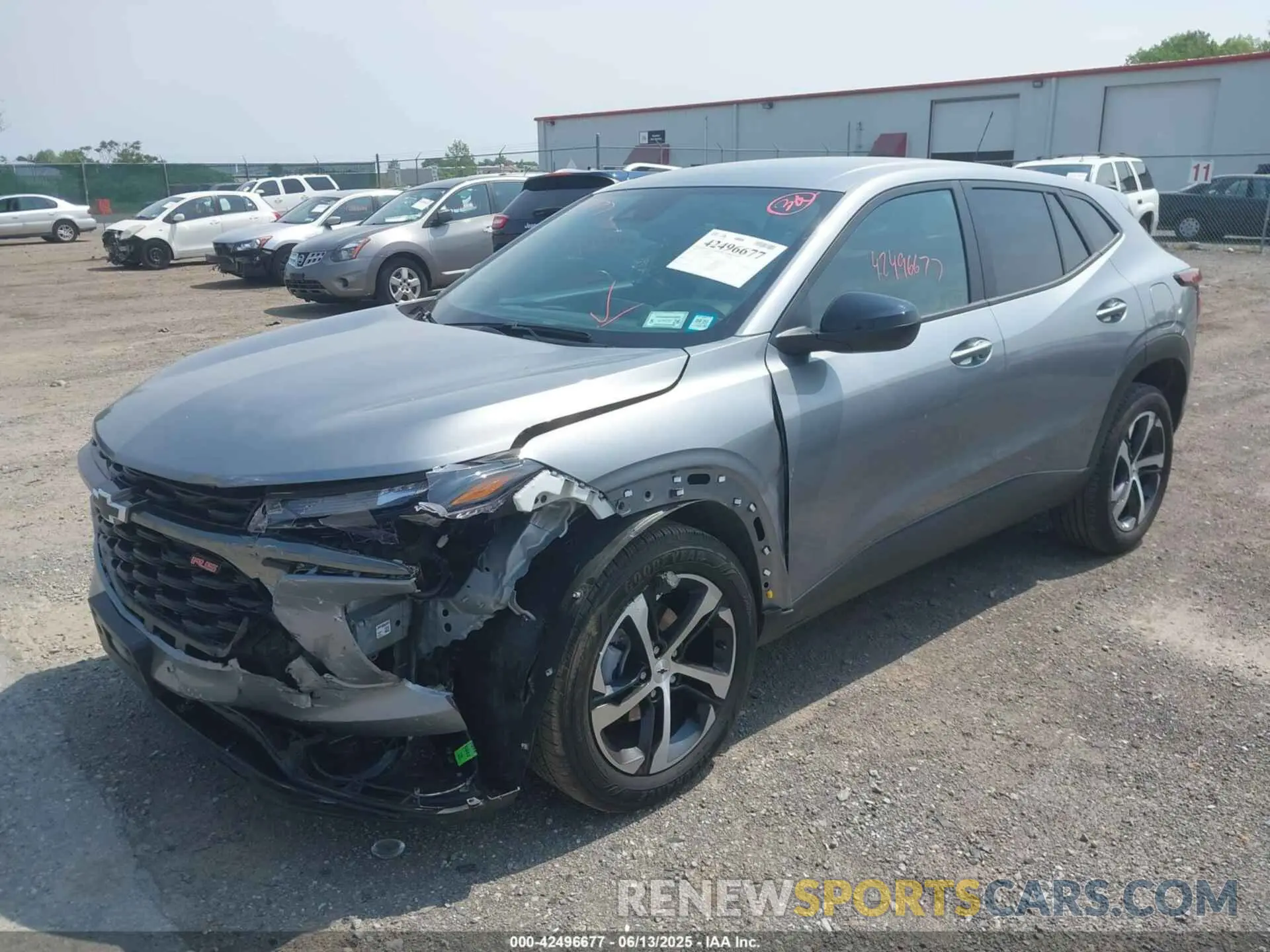 2 Photograph of a damaged car KL77LGE25RC246155 CHEVROLET TRAX 2024
