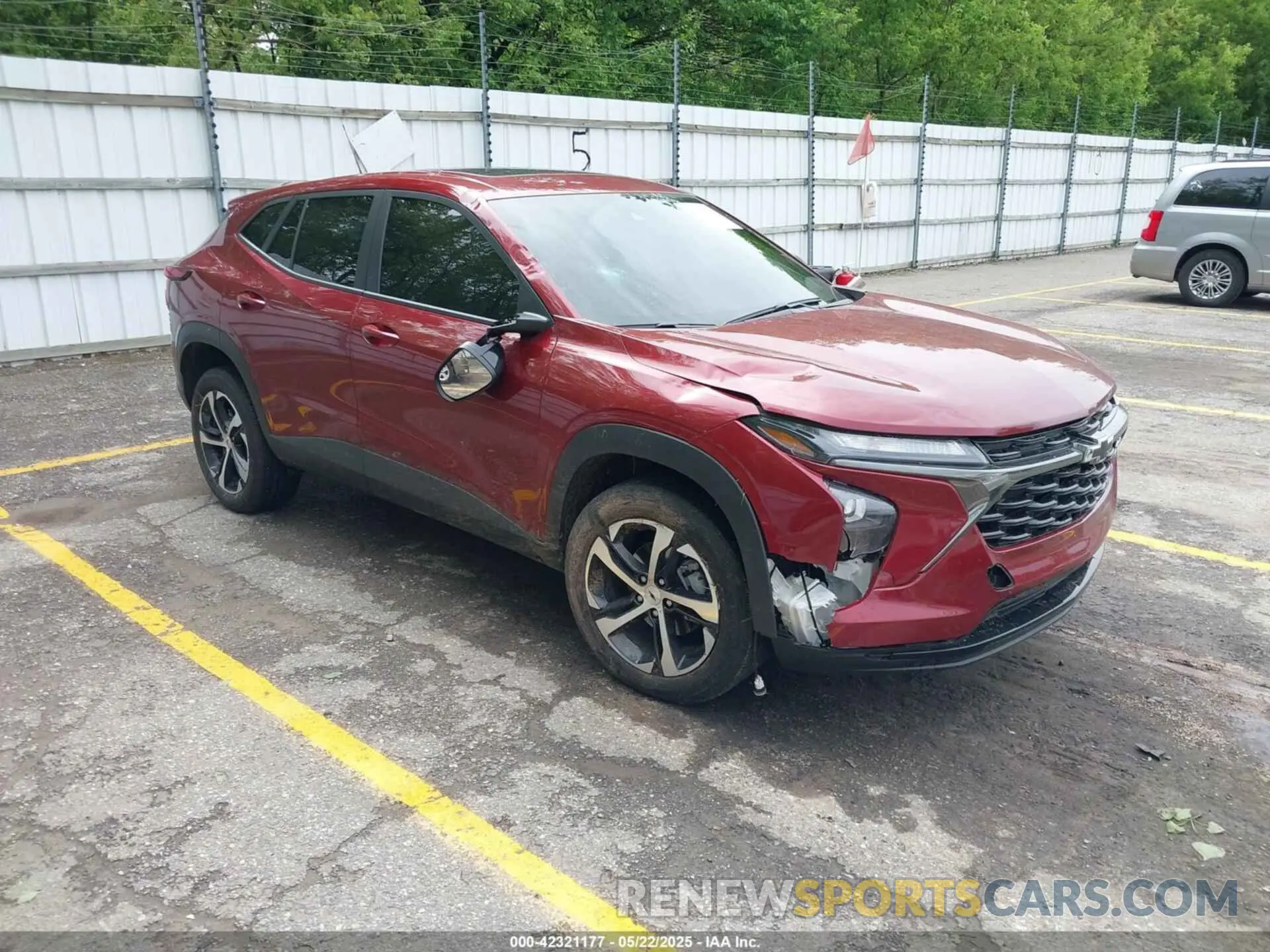 1 Photograph of a damaged car KL77LGE25RC246298 CHEVROLET TRAX 2024