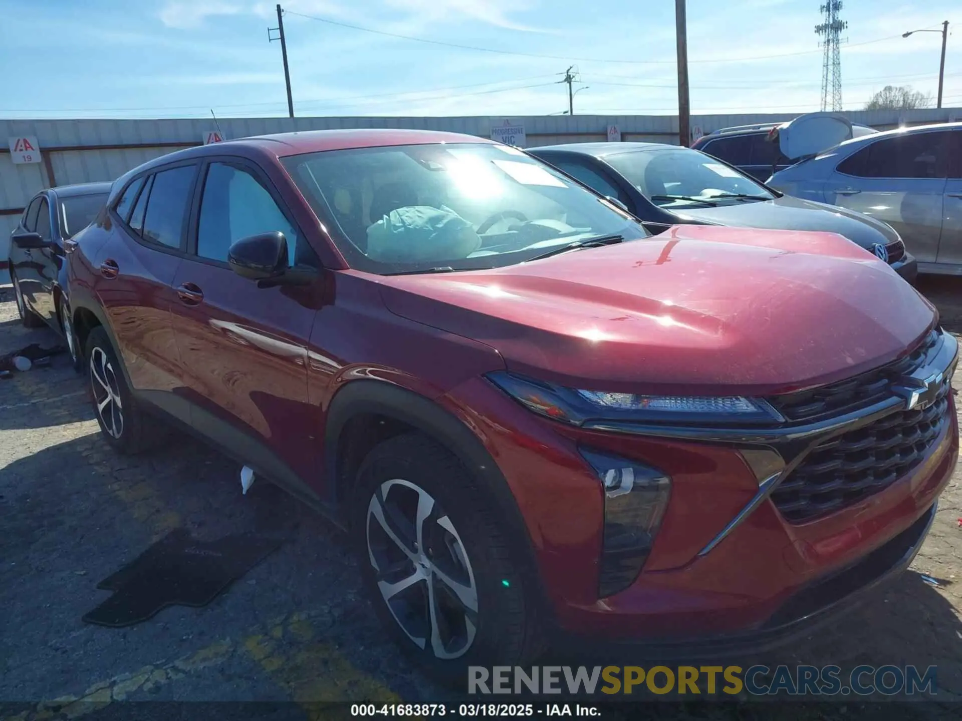 1 Photograph of a damaged car KL77LGE26RC057594 CHEVROLET TRAX 2024