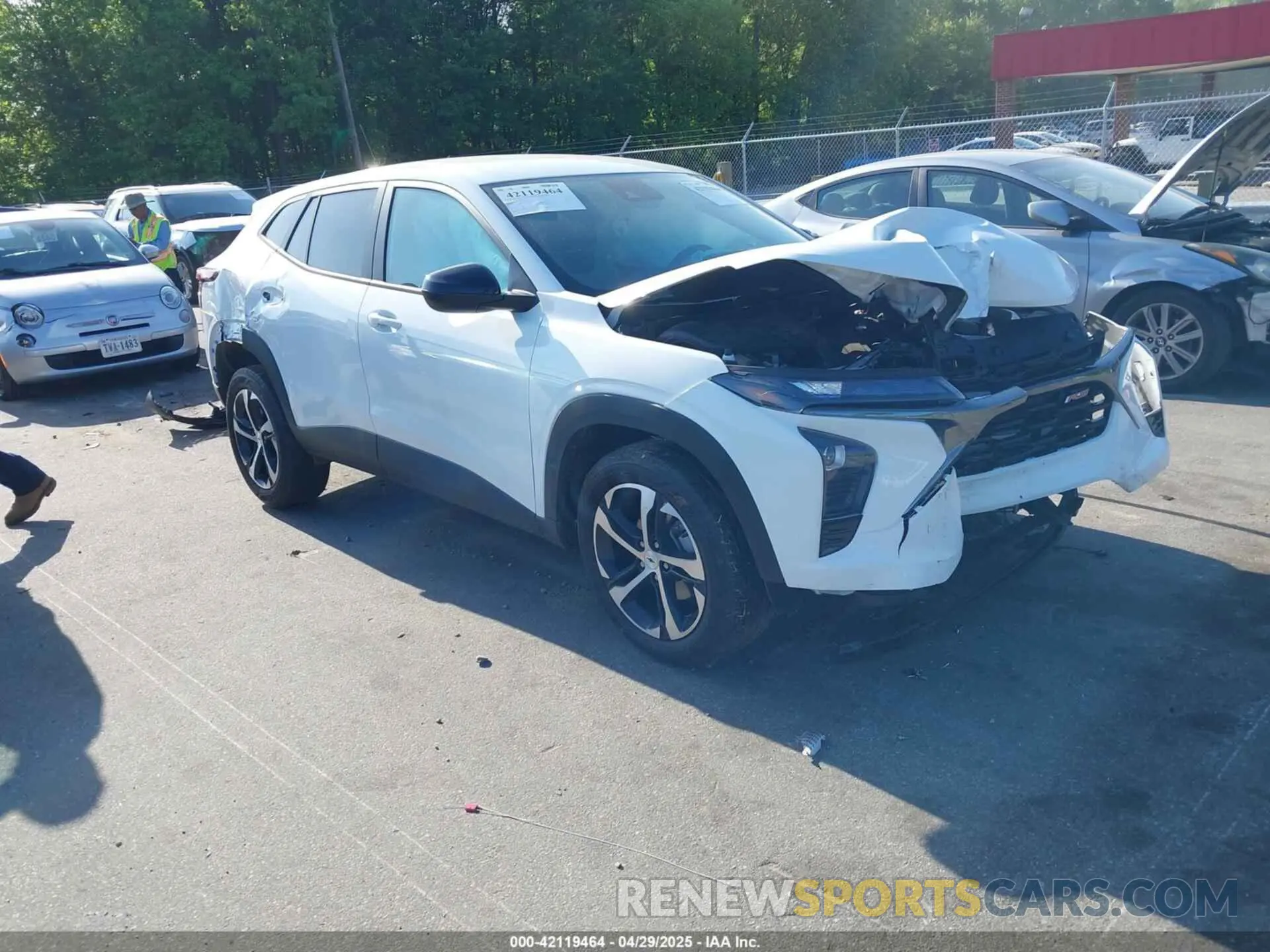 1 Photograph of a damaged car KL77LGE28RC018635 CHEVROLET TRAX 2024