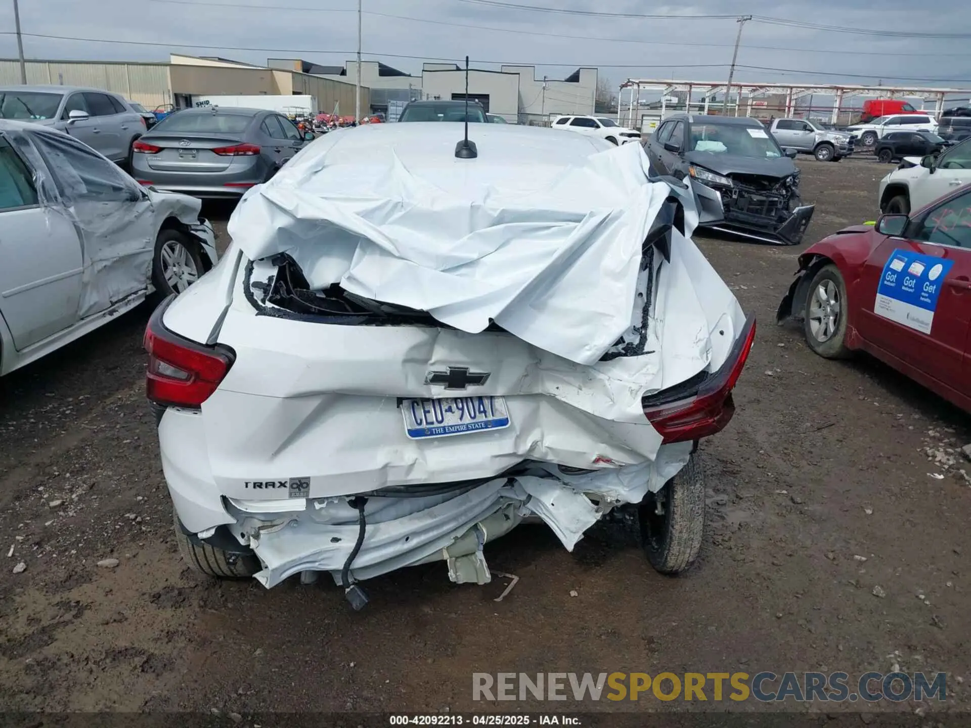 16 Photograph of a damaged car KL77LGE29RC183223 CHEVROLET TRAX 2024