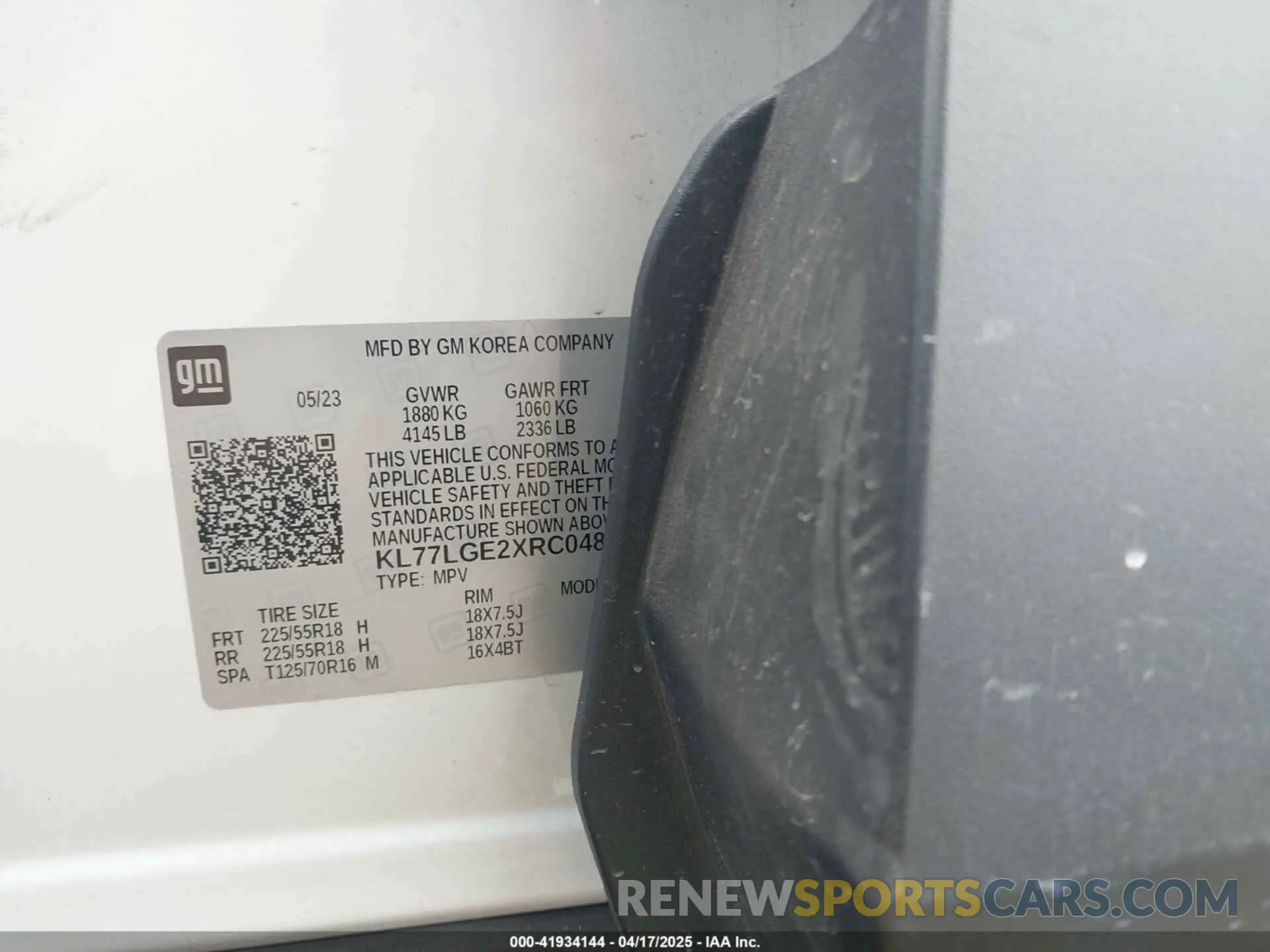 9 Photograph of a damaged car KL77LGE2XRC048722 CHEVROLET TRAX 2024