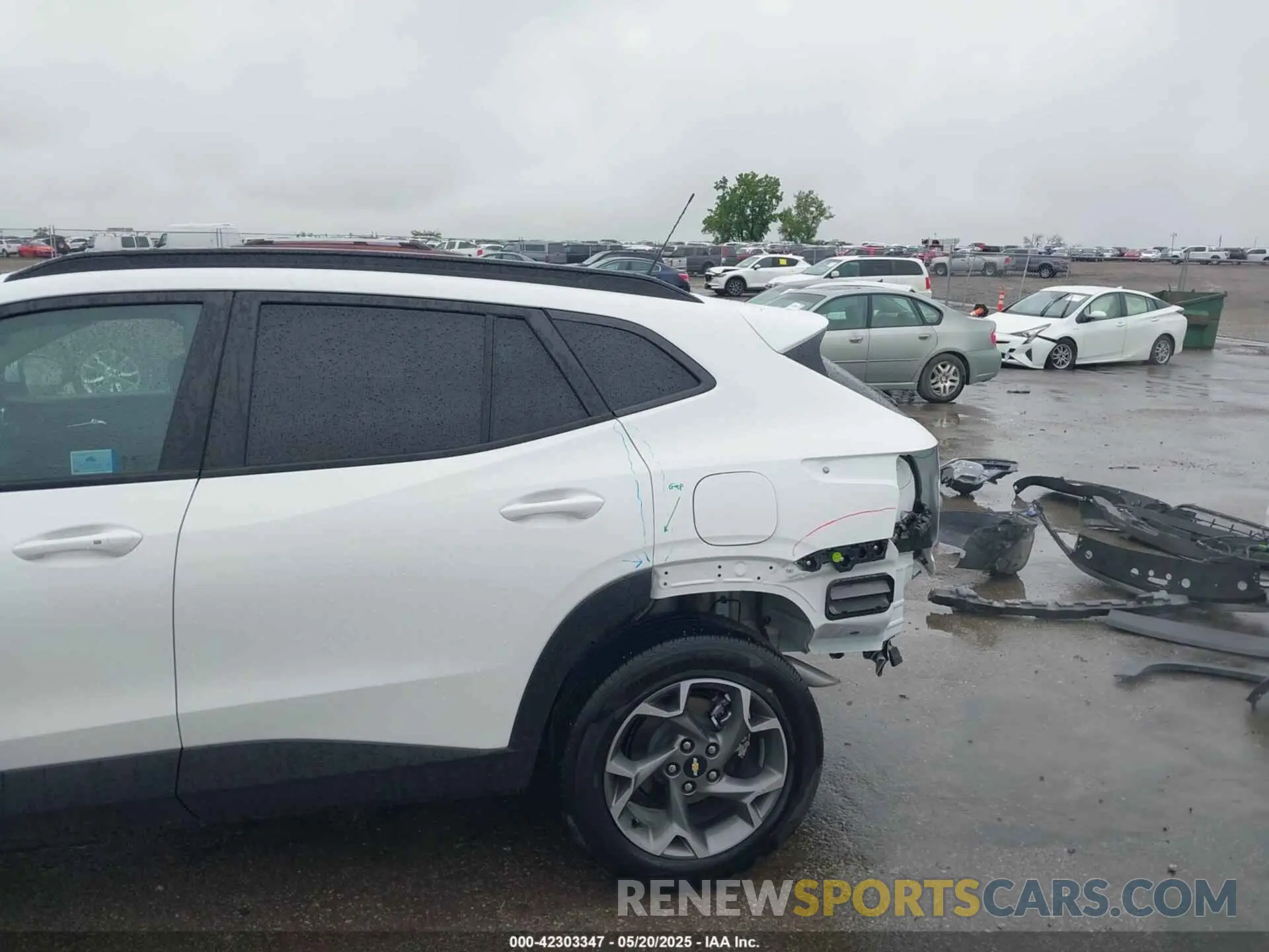 22 Photograph of a damaged car KL77LHE20RC128889 CHEVROLET TRAX 2024