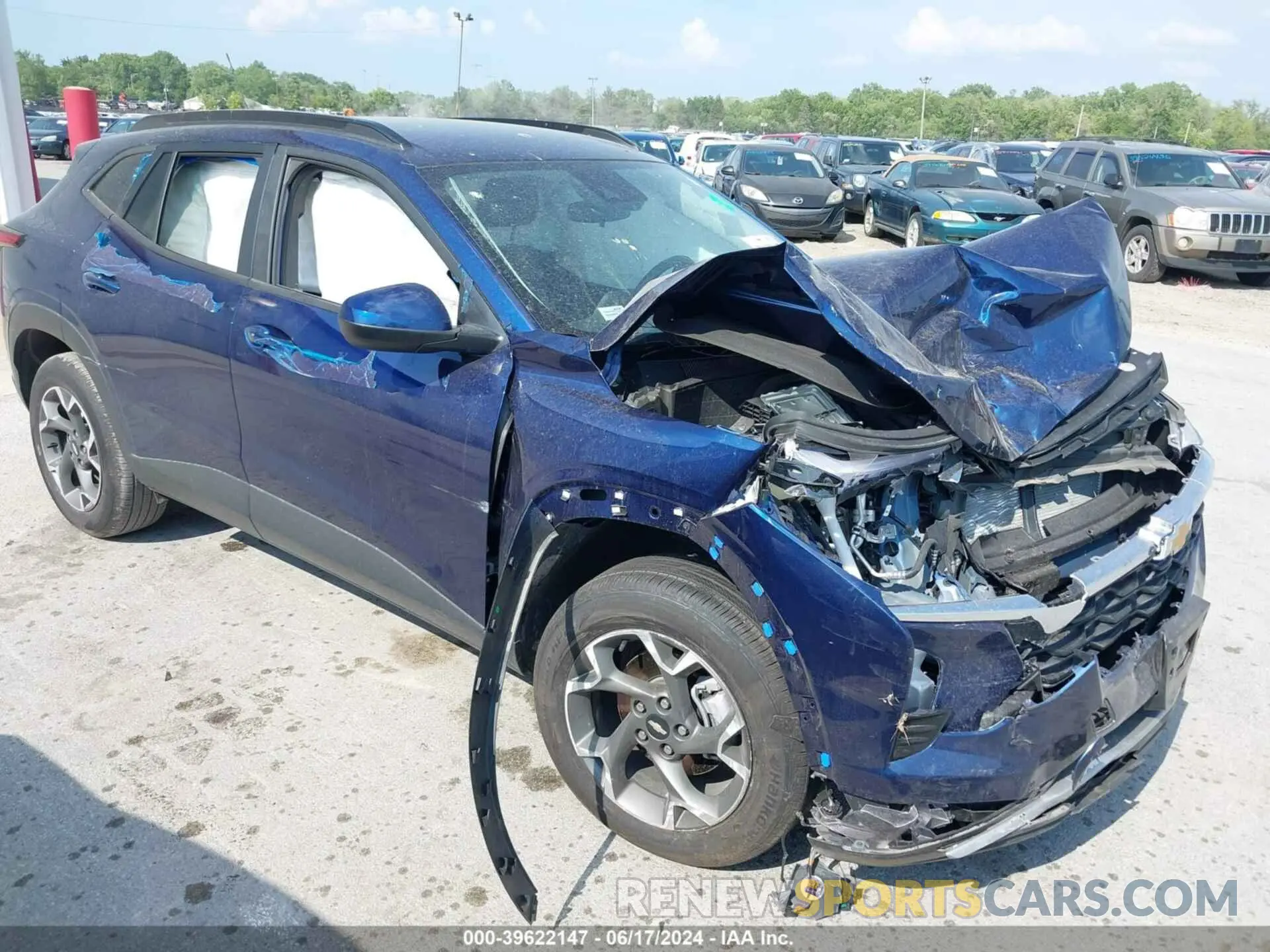 1 Photograph of a damaged car KL77LHE21RC065494 CHEVROLET TRAX 2024