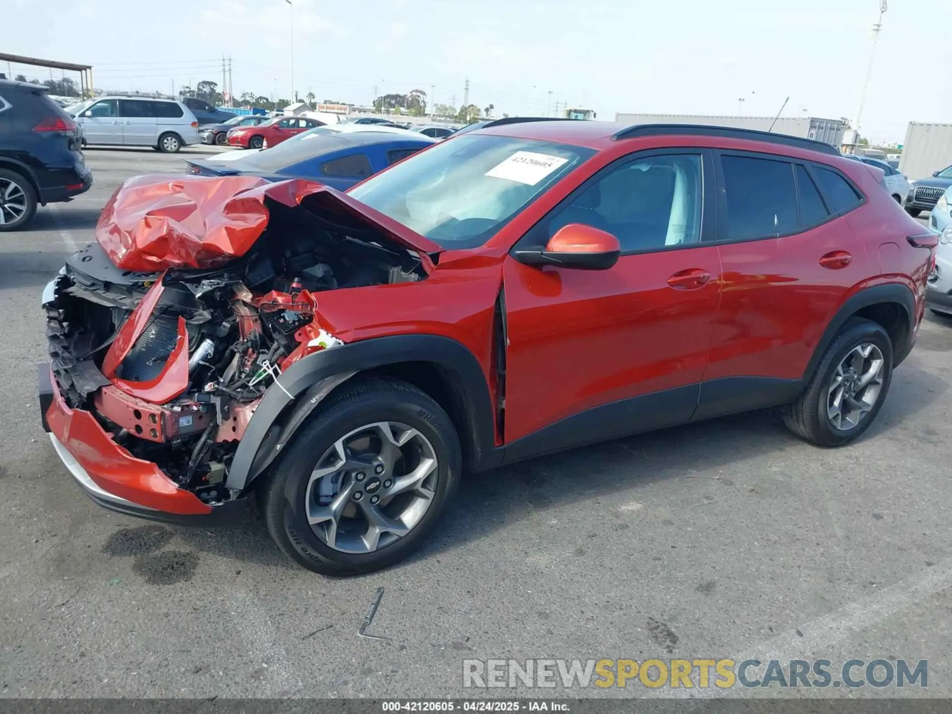 2 Photograph of a damaged car KL77LHE21RC120316 CHEVROLET TRAX 2024