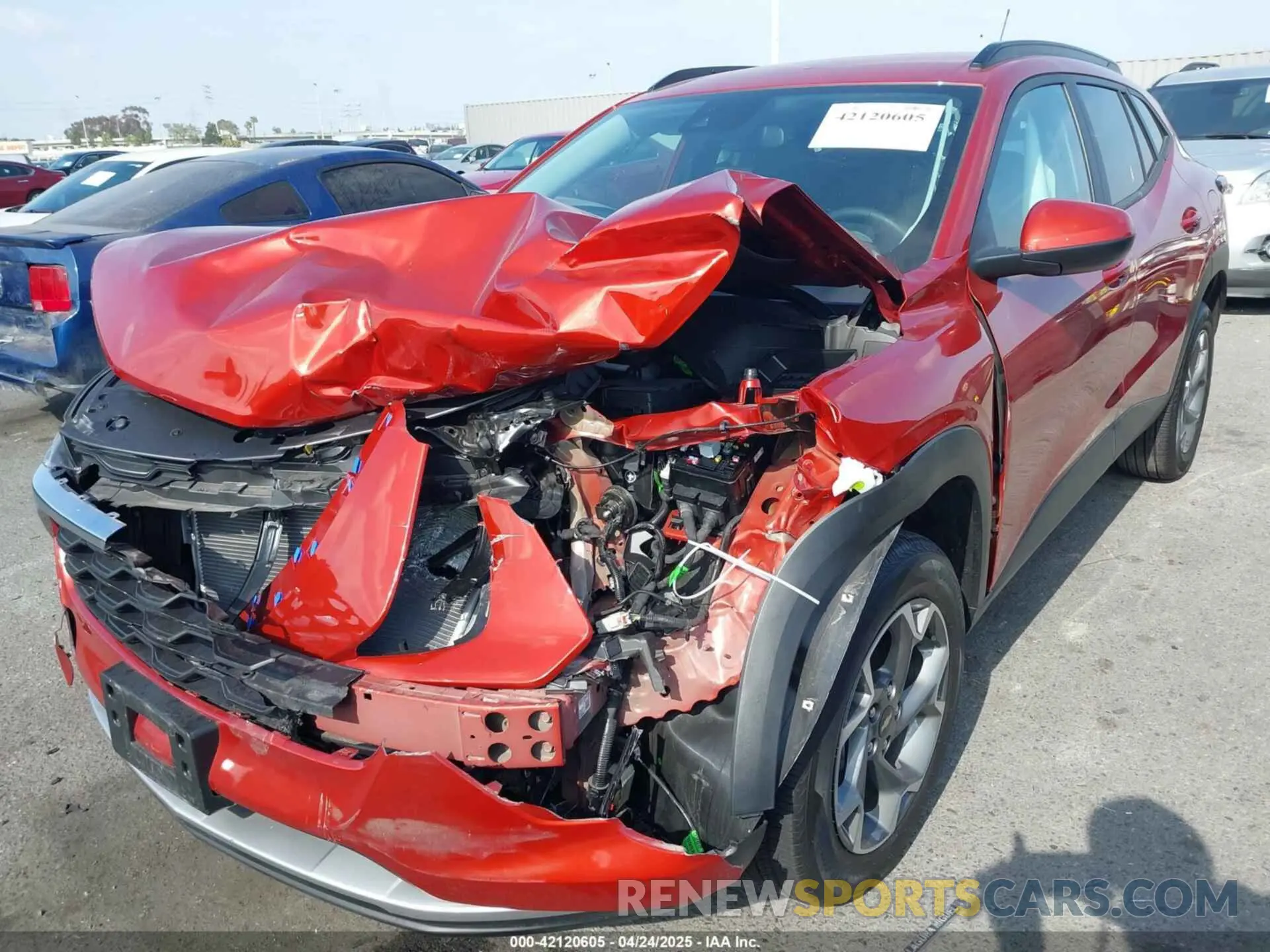 6 Photograph of a damaged car KL77LHE21RC120316 CHEVROLET TRAX 2024