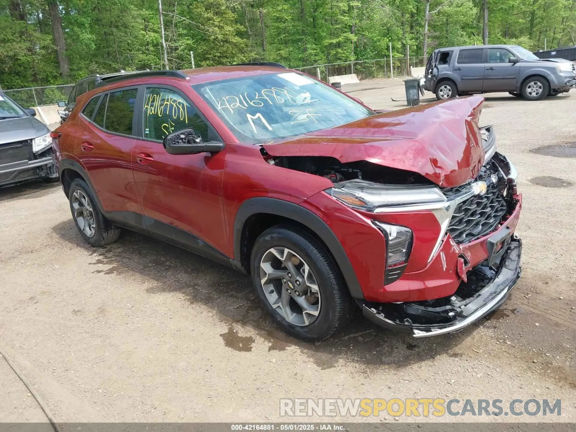 1 Photograph of a damaged car KL77LHE22RC042497 CHEVROLET TRAX 2024