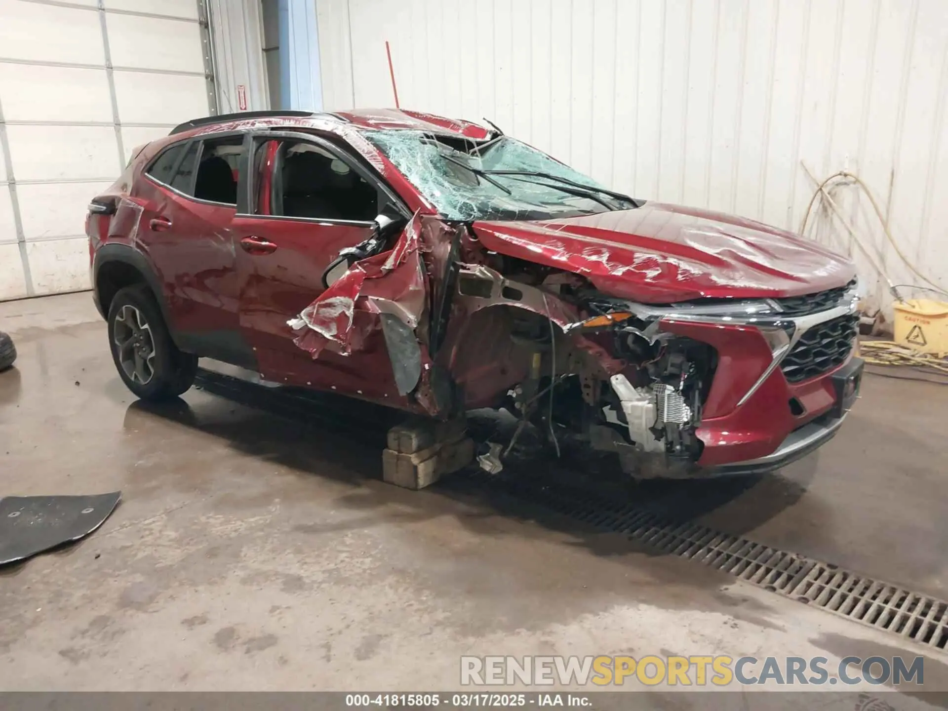 1 Photograph of a damaged car KL77LHE23RC142754 CHEVROLET TRAX 2024