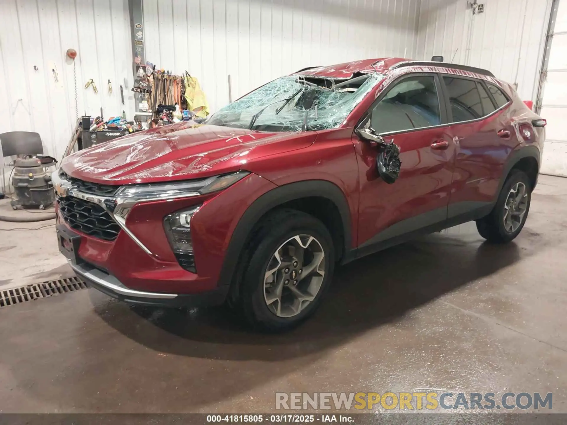 2 Photograph of a damaged car KL77LHE23RC142754 CHEVROLET TRAX 2024
