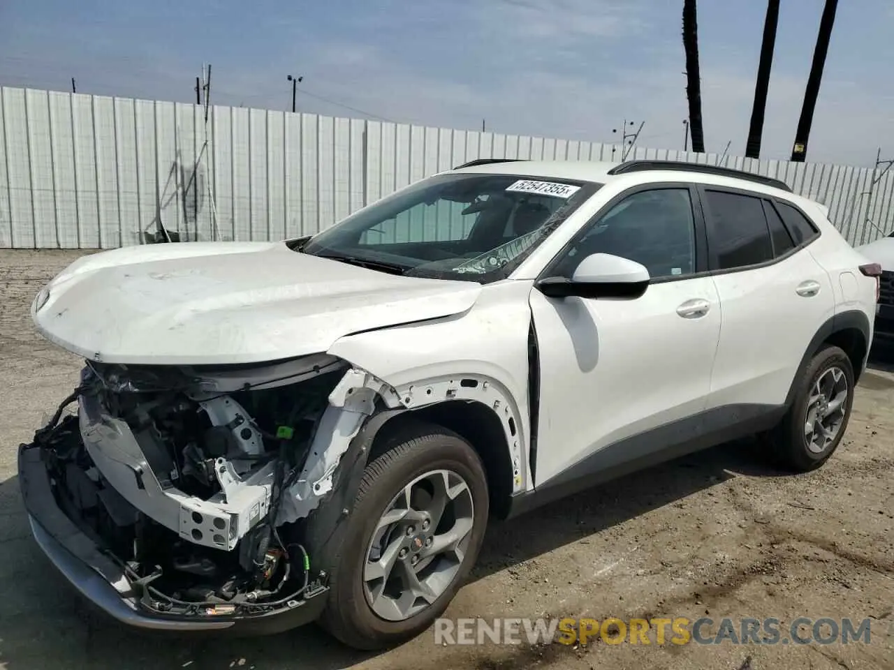 1 Photograph of a damaged car KL77LHE24RC121881 CHEVROLET TRAX 2024