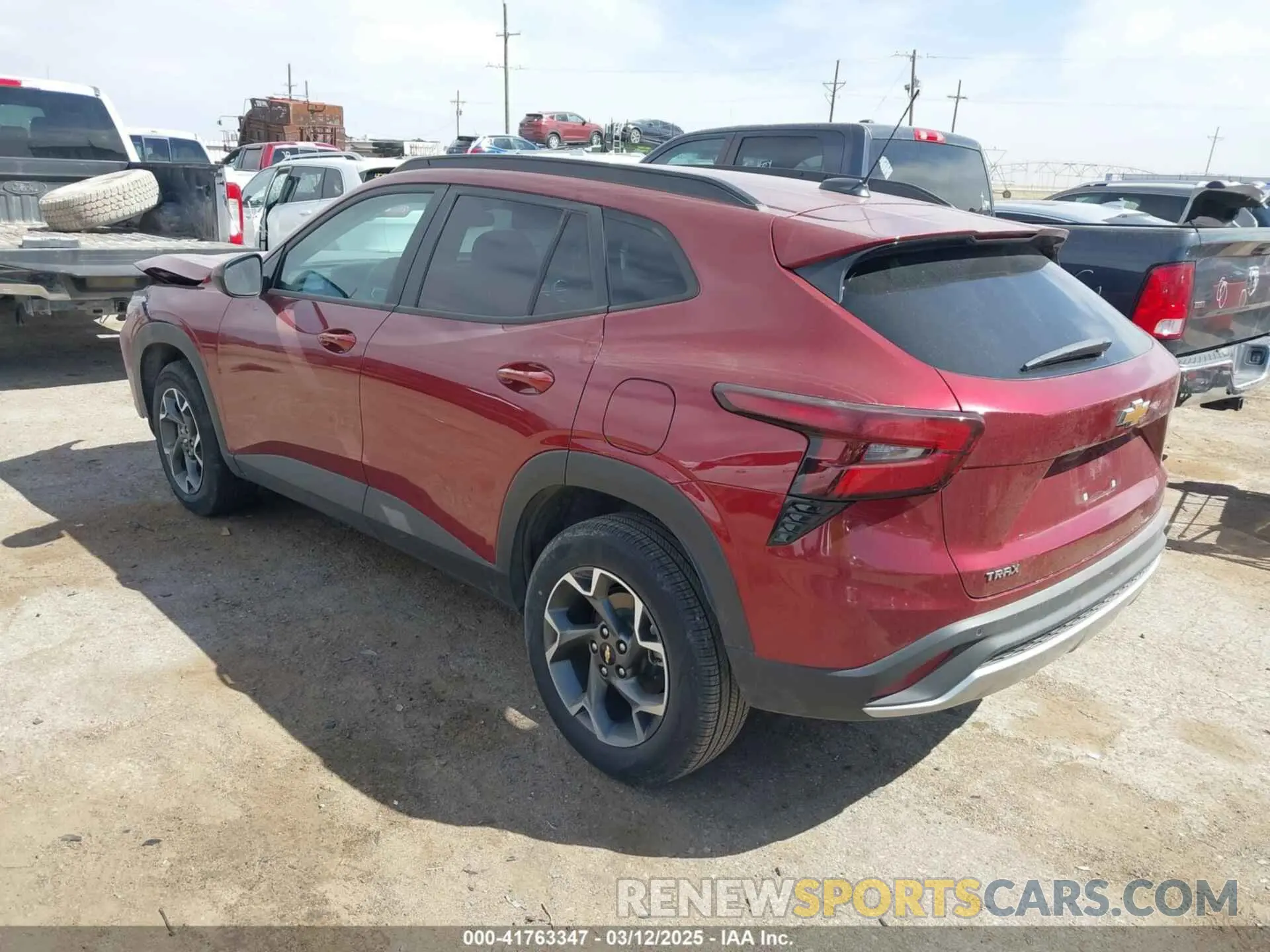 3 Photograph of a damaged car KL77LHE25RC227224 CHEVROLET TRAX 2024