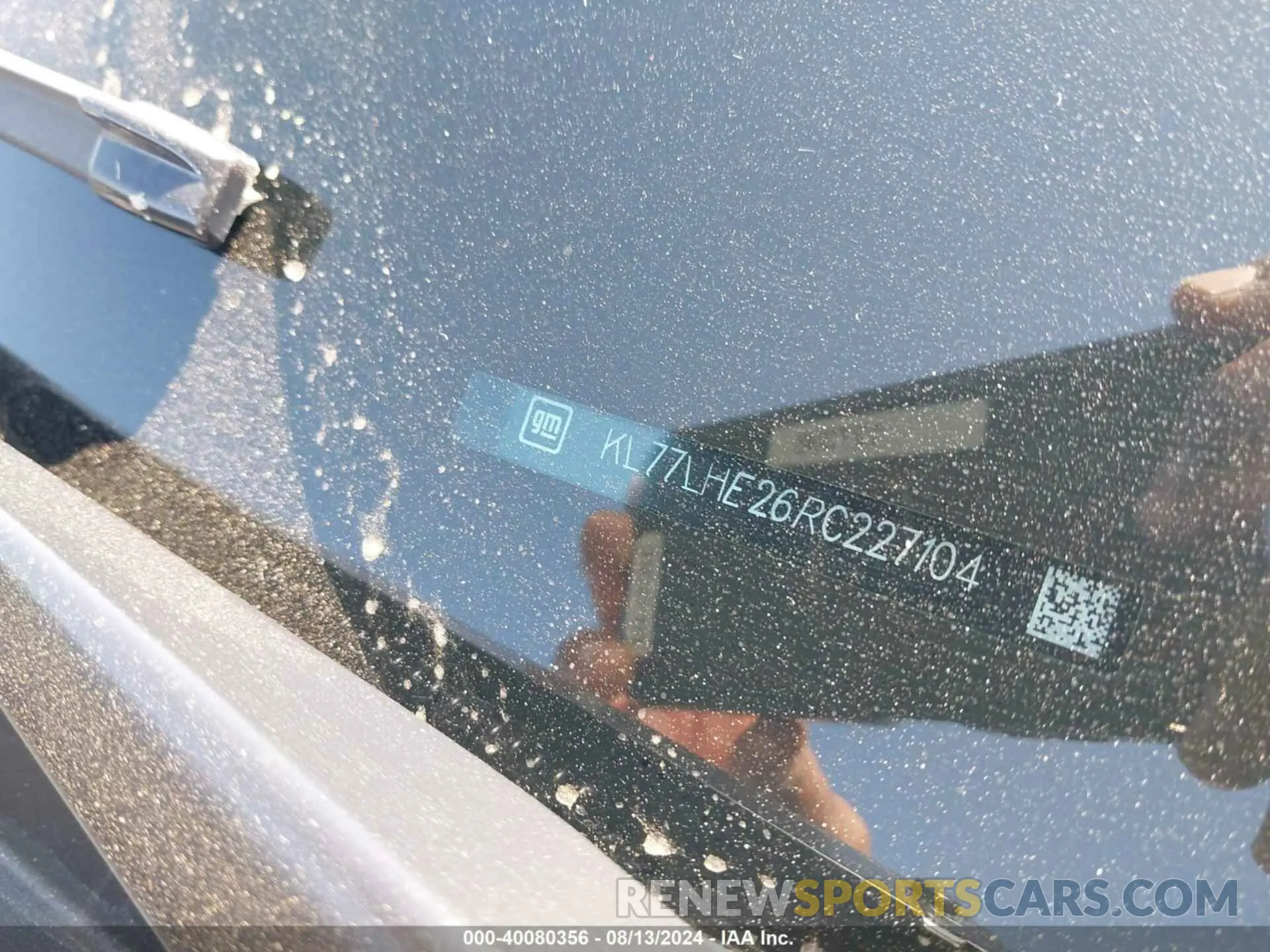 9 Photograph of a damaged car KL77LHE26RC227104 CHEVROLET TRAX 2024