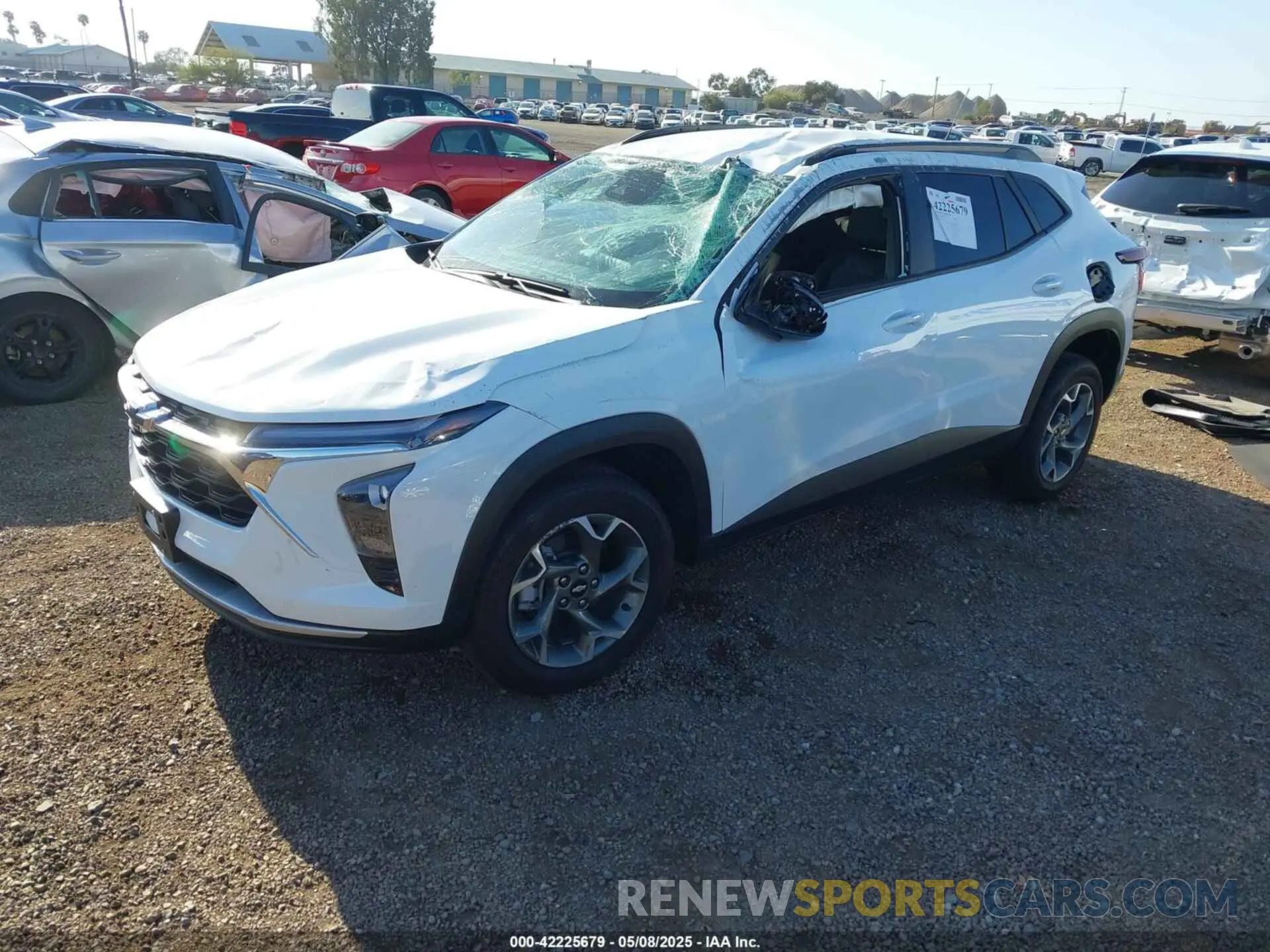2 Photograph of a damaged car KL77LHE27RC164630 CHEVROLET TRAX 2024